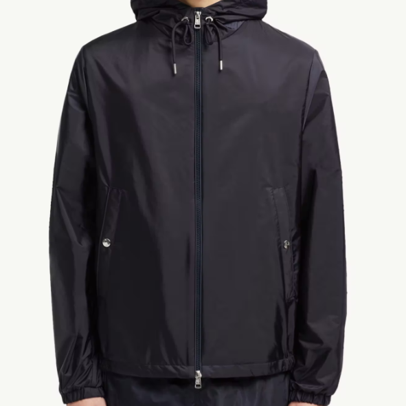     Moncler Men's hooded trench coat