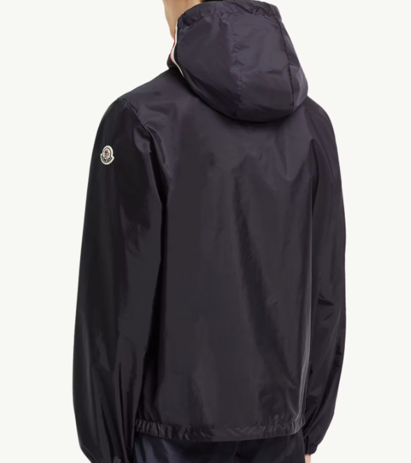     Moncler Men's hooded trench coat