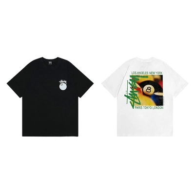 Top Quality     Stussy Billiards T-shirt XB937 01