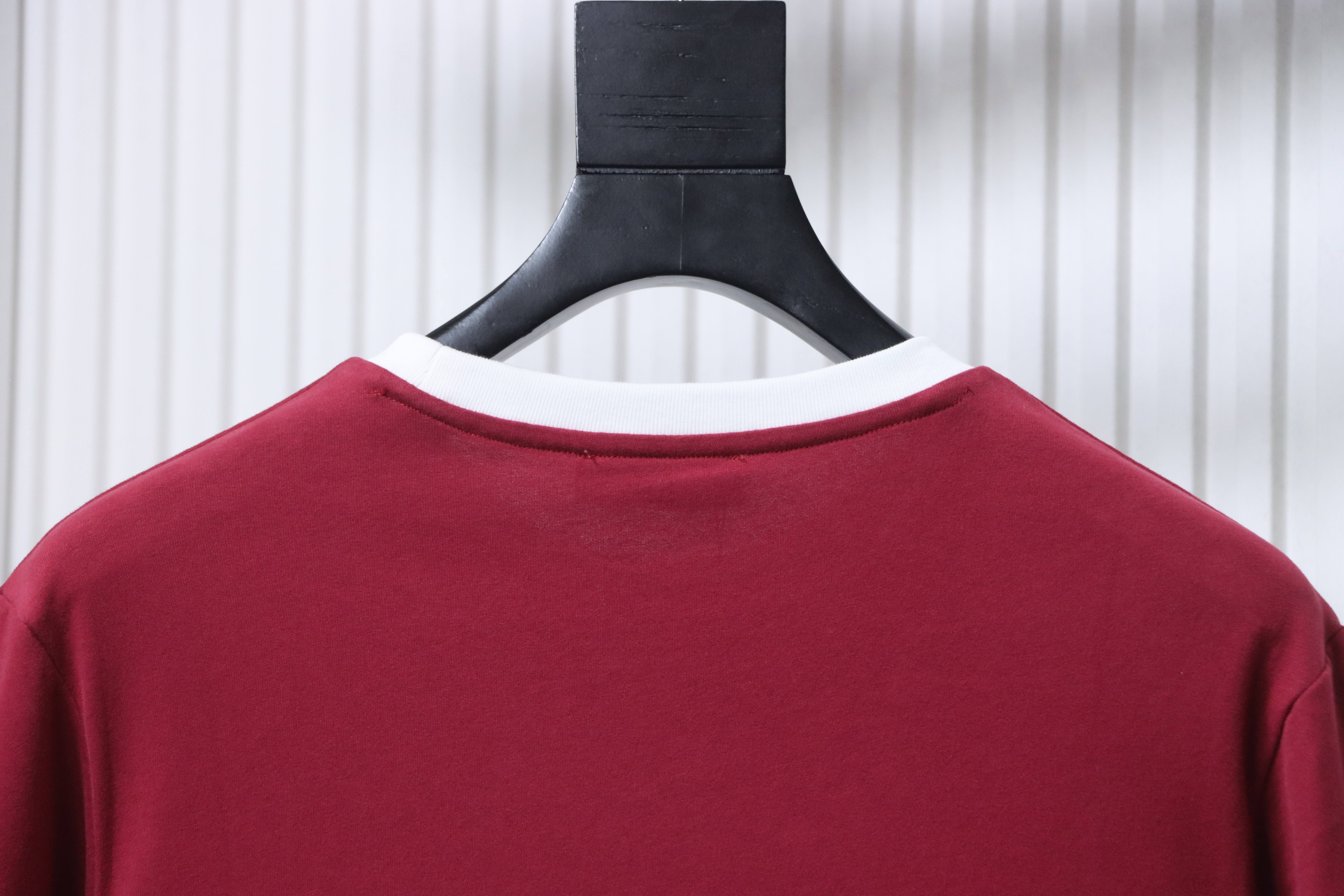 Top Quality    Miu Miu Long-sleeved cotton jersey T-shirt Red