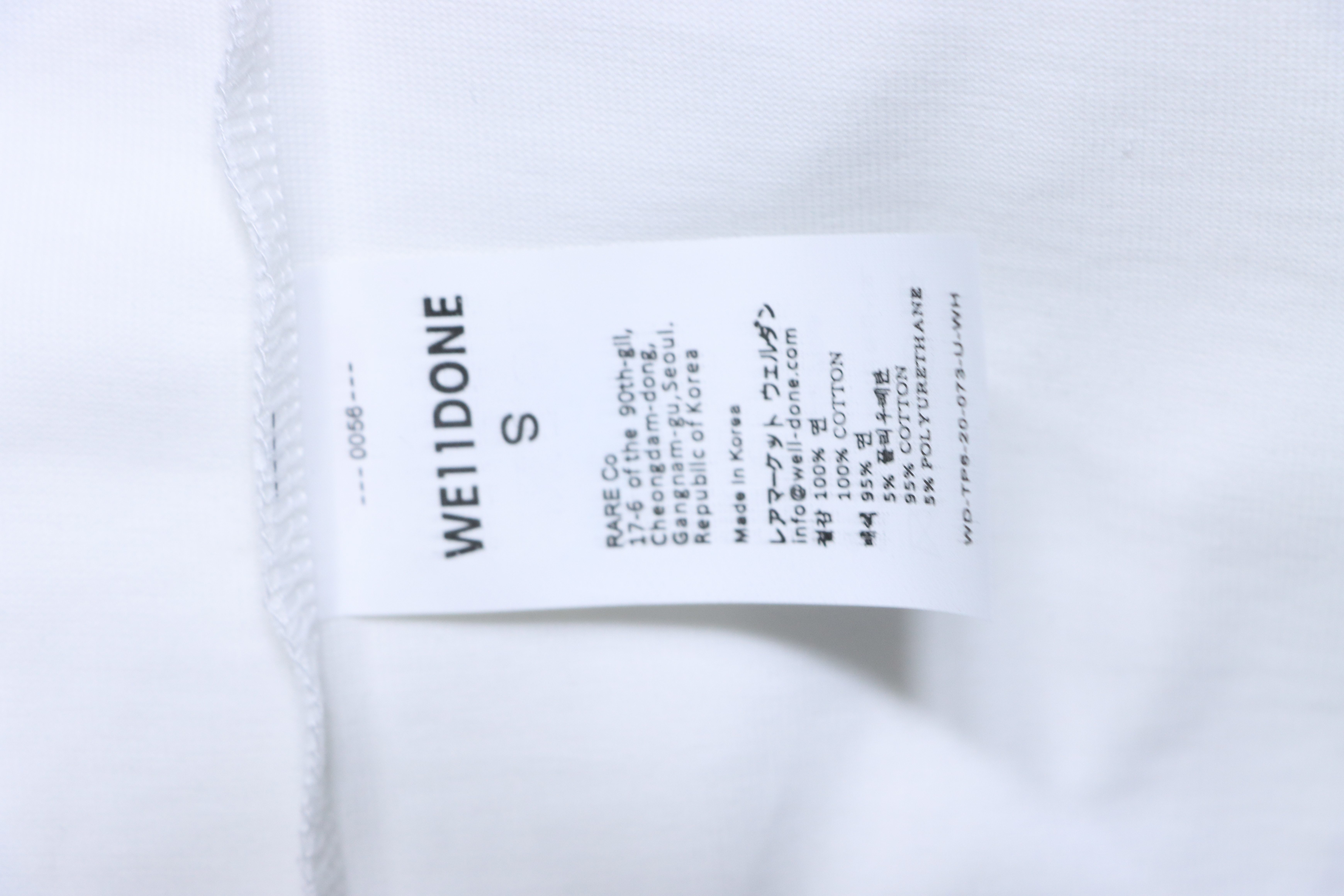    We11done logo-print T-shirt