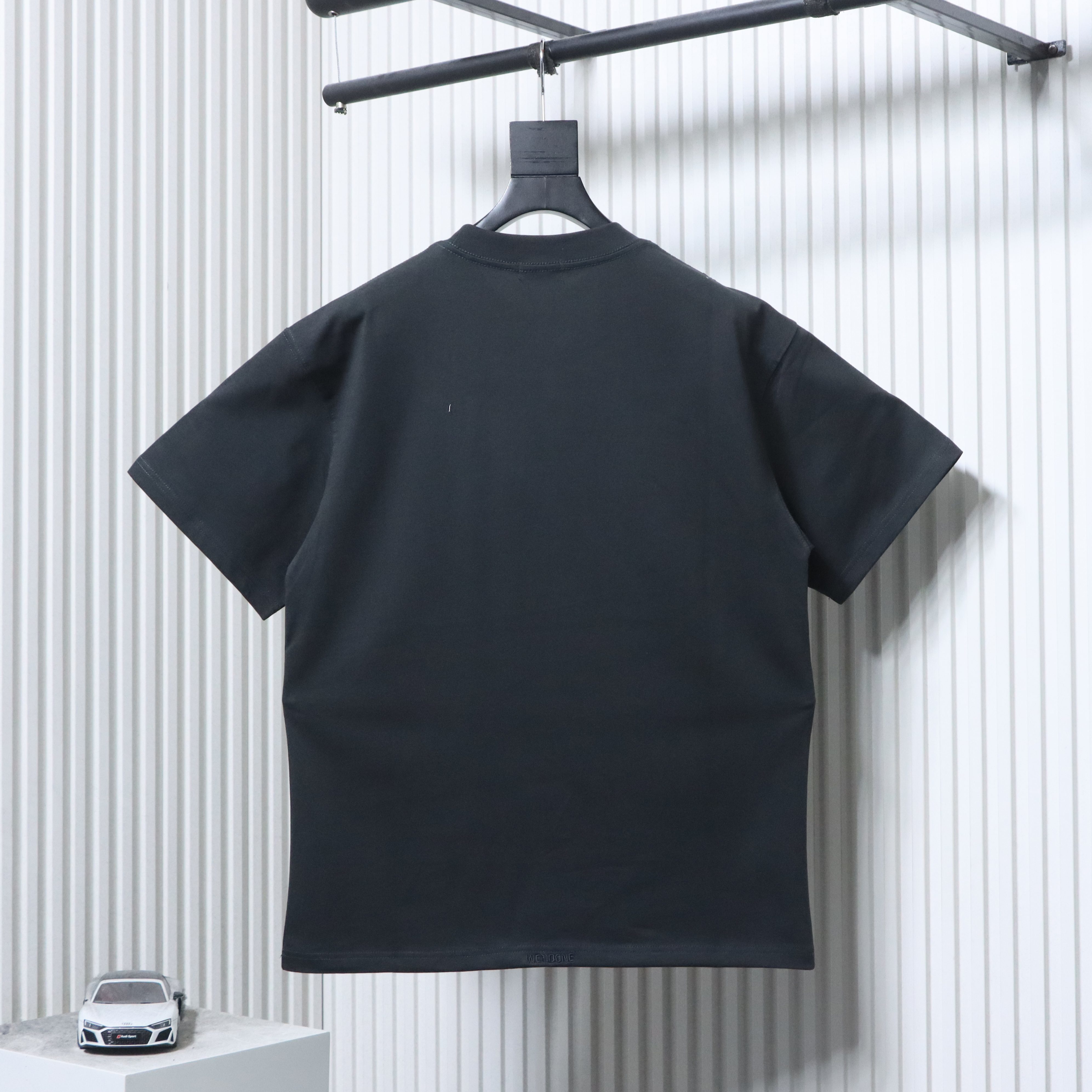    WE11DONE Spark Logo Graphic Long Sleeve T-Shirt