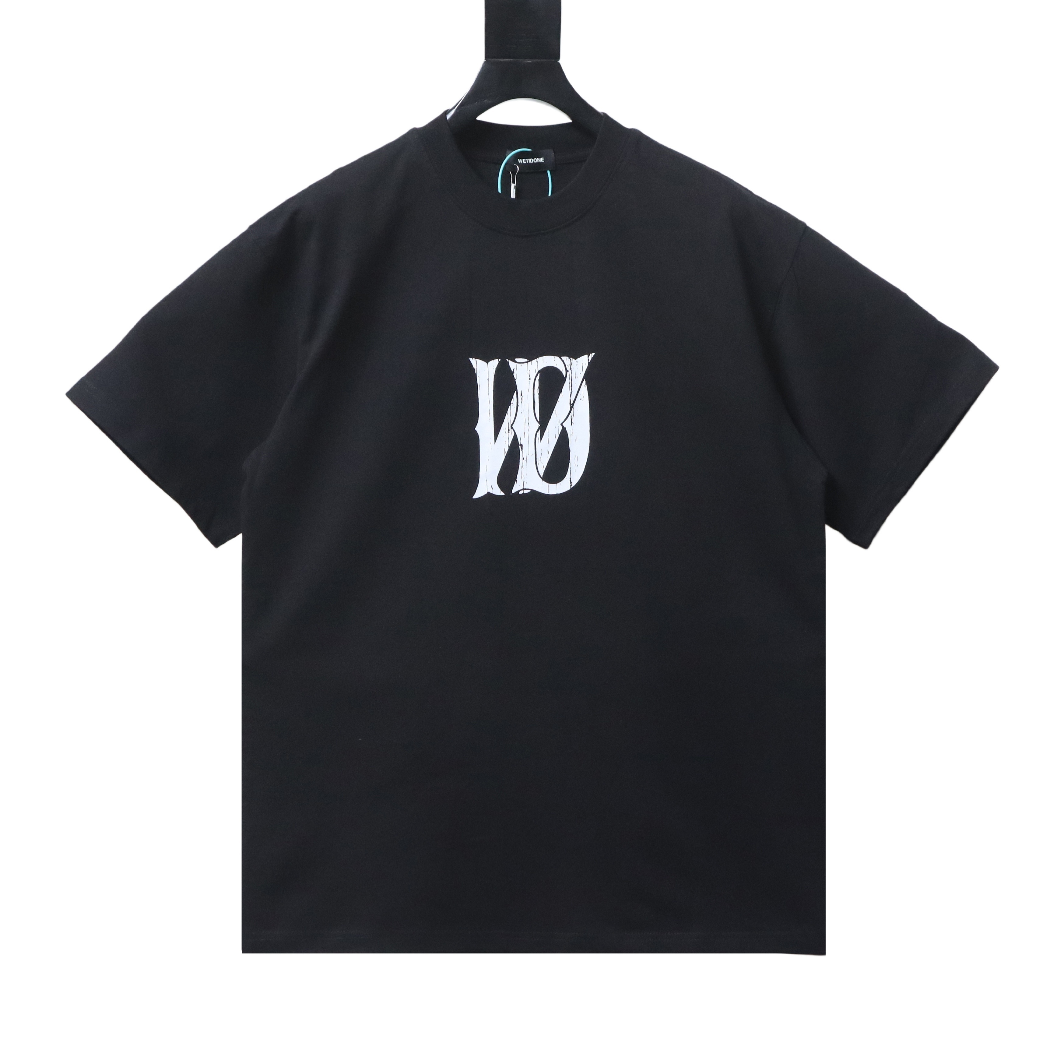    WE11DONE Black Letter Logo T-shirt