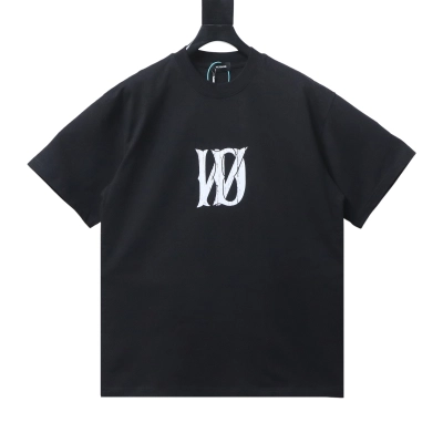 WE11DONE Black Letter Logo T-shirt 01