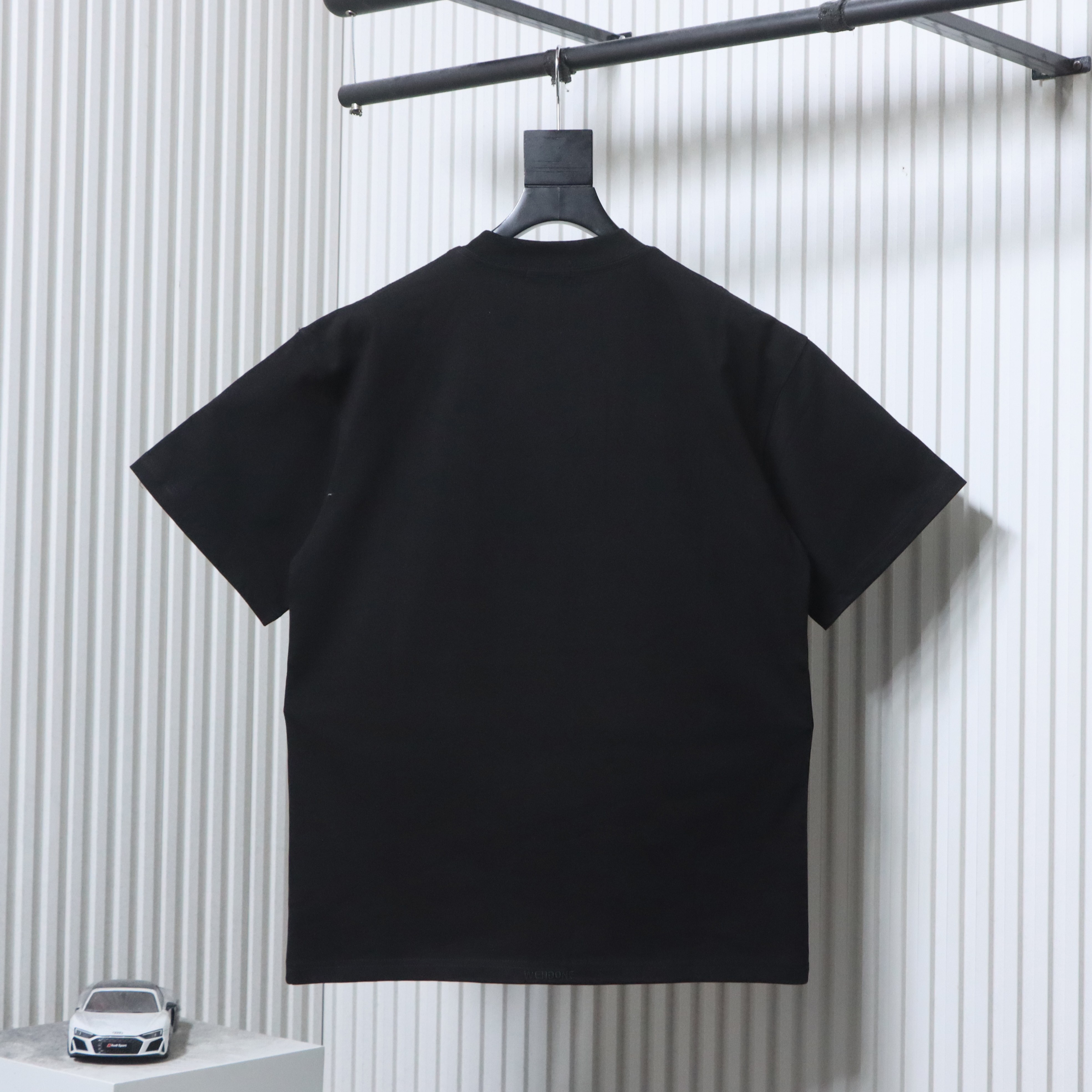    WE11DONE Black Letter Logo T-shirt