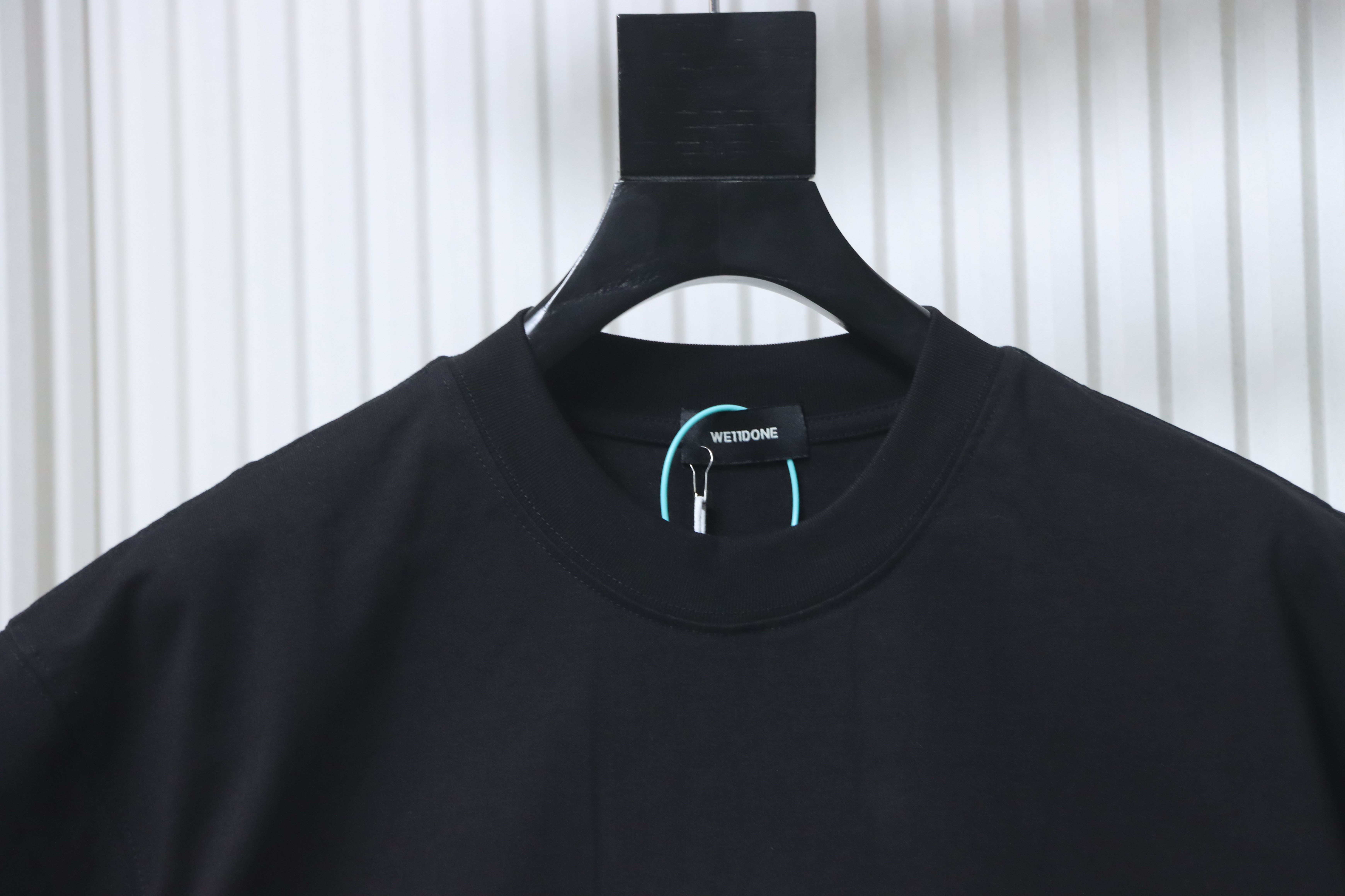    WE11DONE Black Letter Logo T-shirt