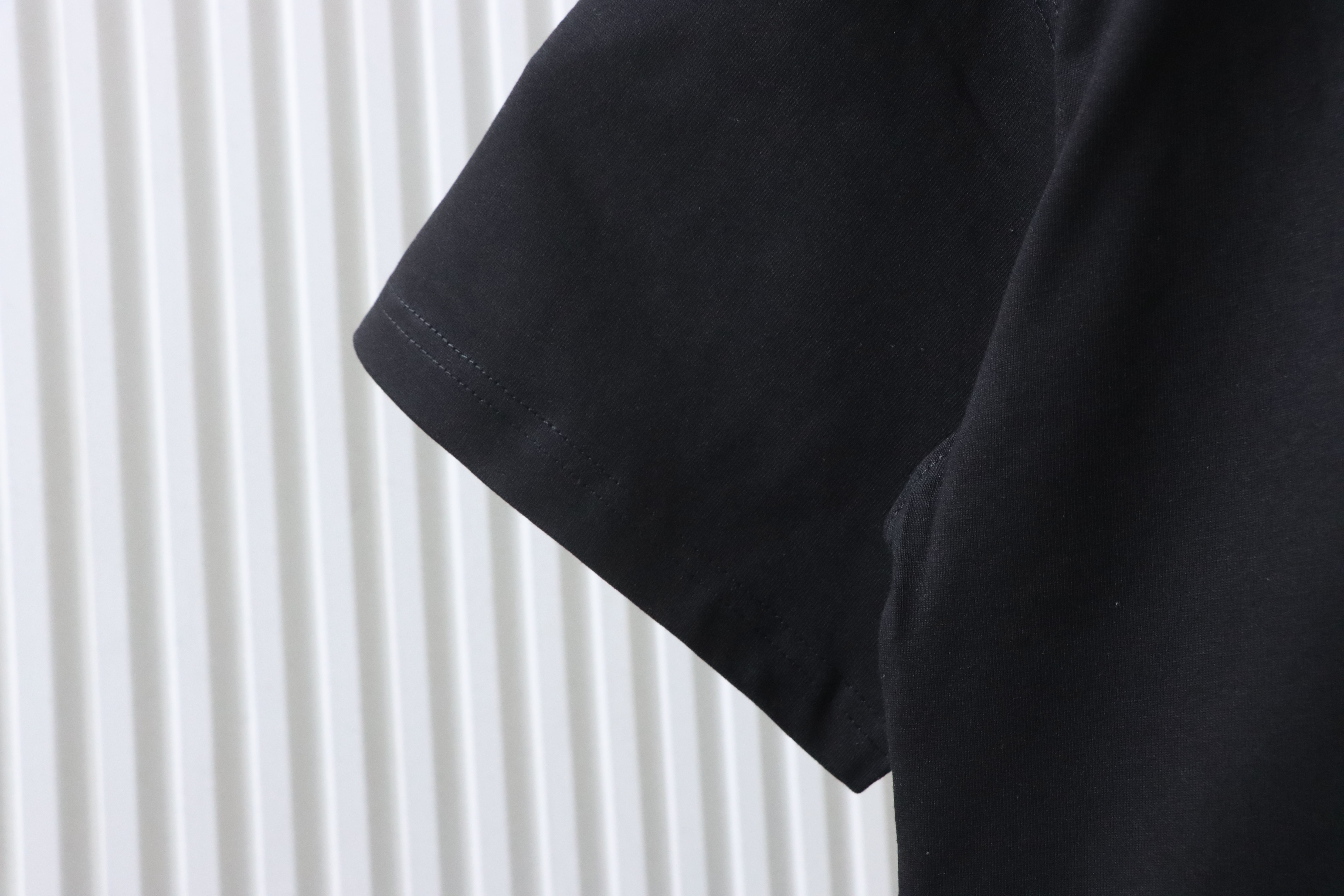    WE11DONE Black Letter Logo T-shirt