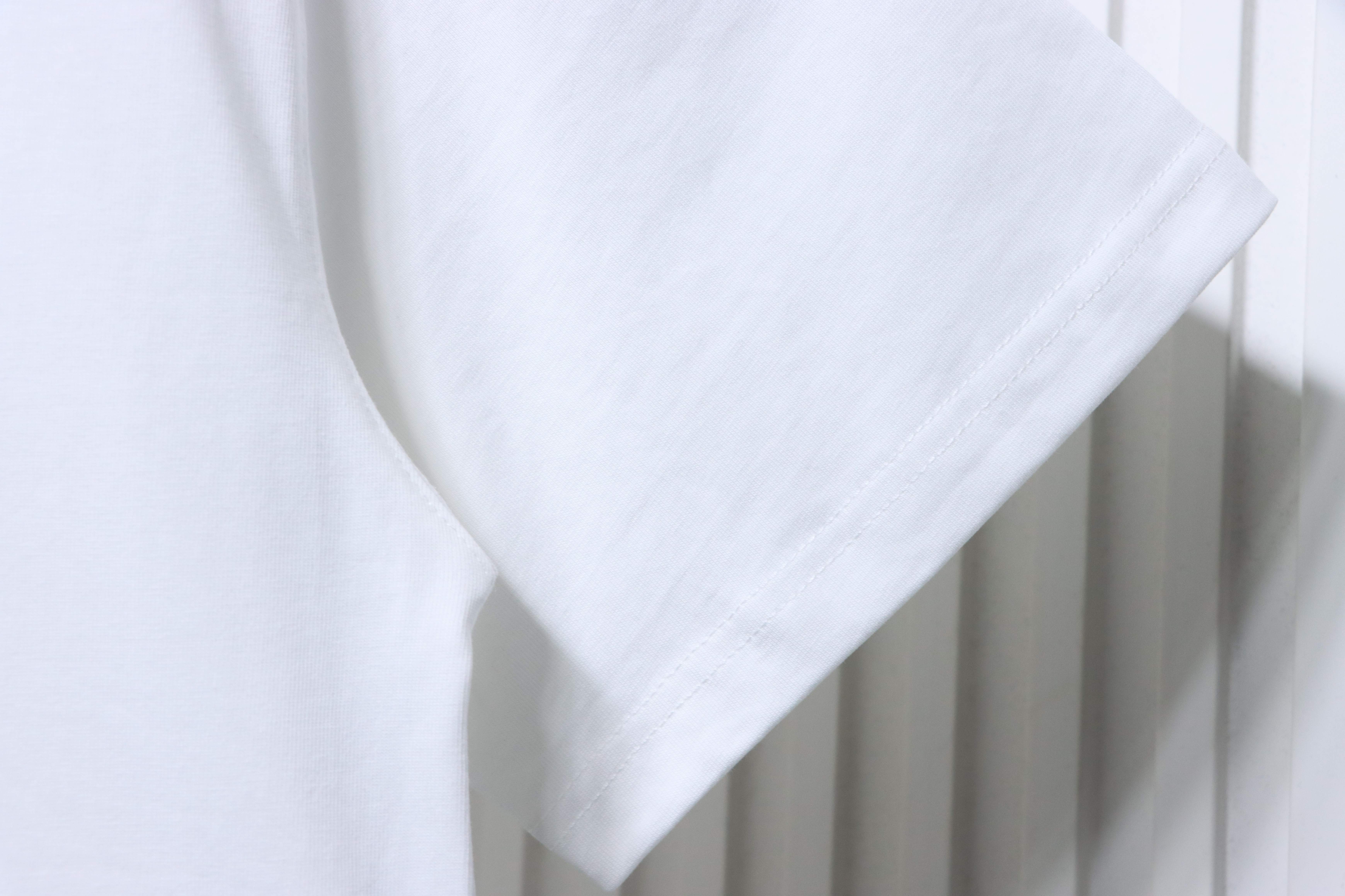    WE11DONE Spark Logo Graphic Long Sleeve T-Shirt White 