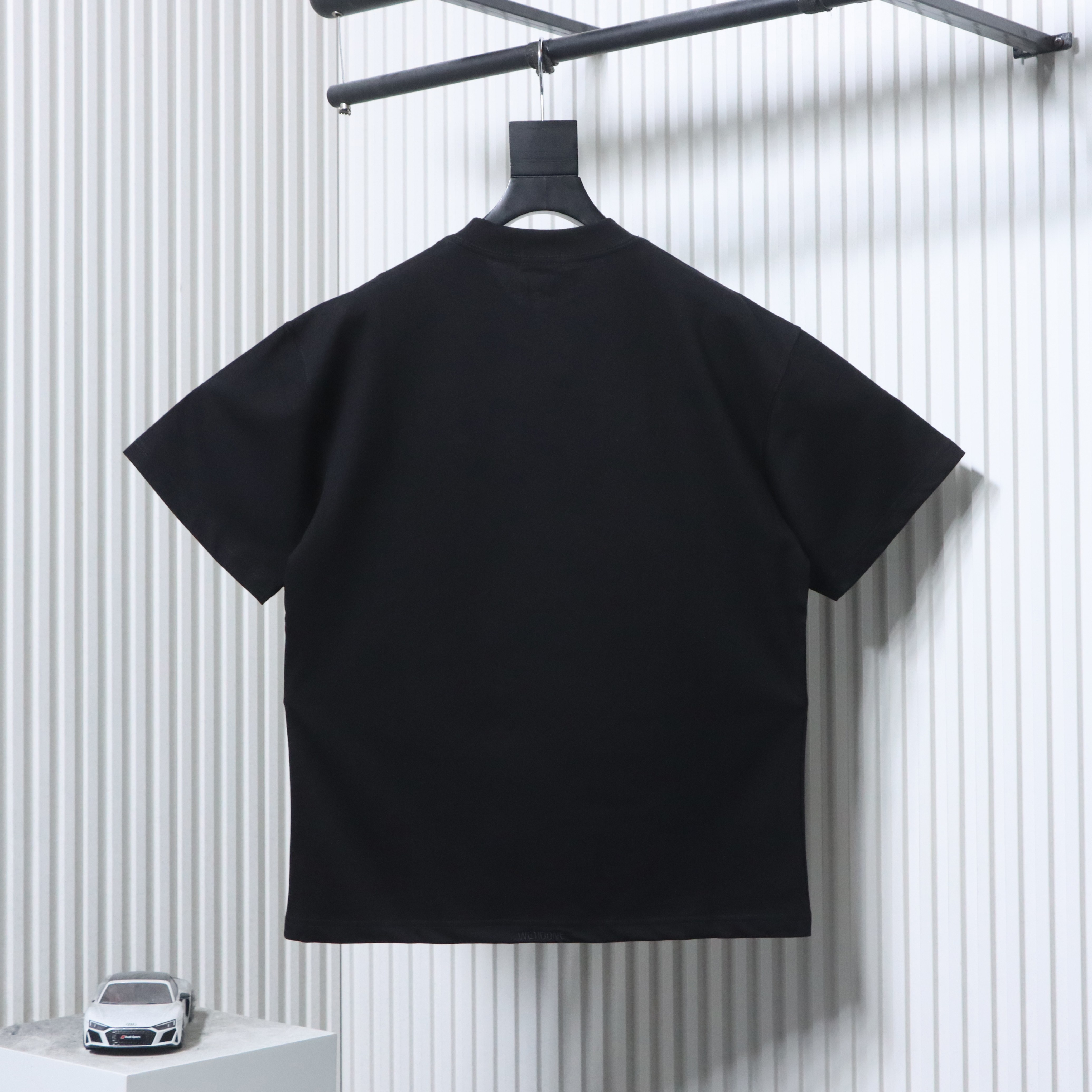    WE11DONE Black Multi-Logo T-Shirt