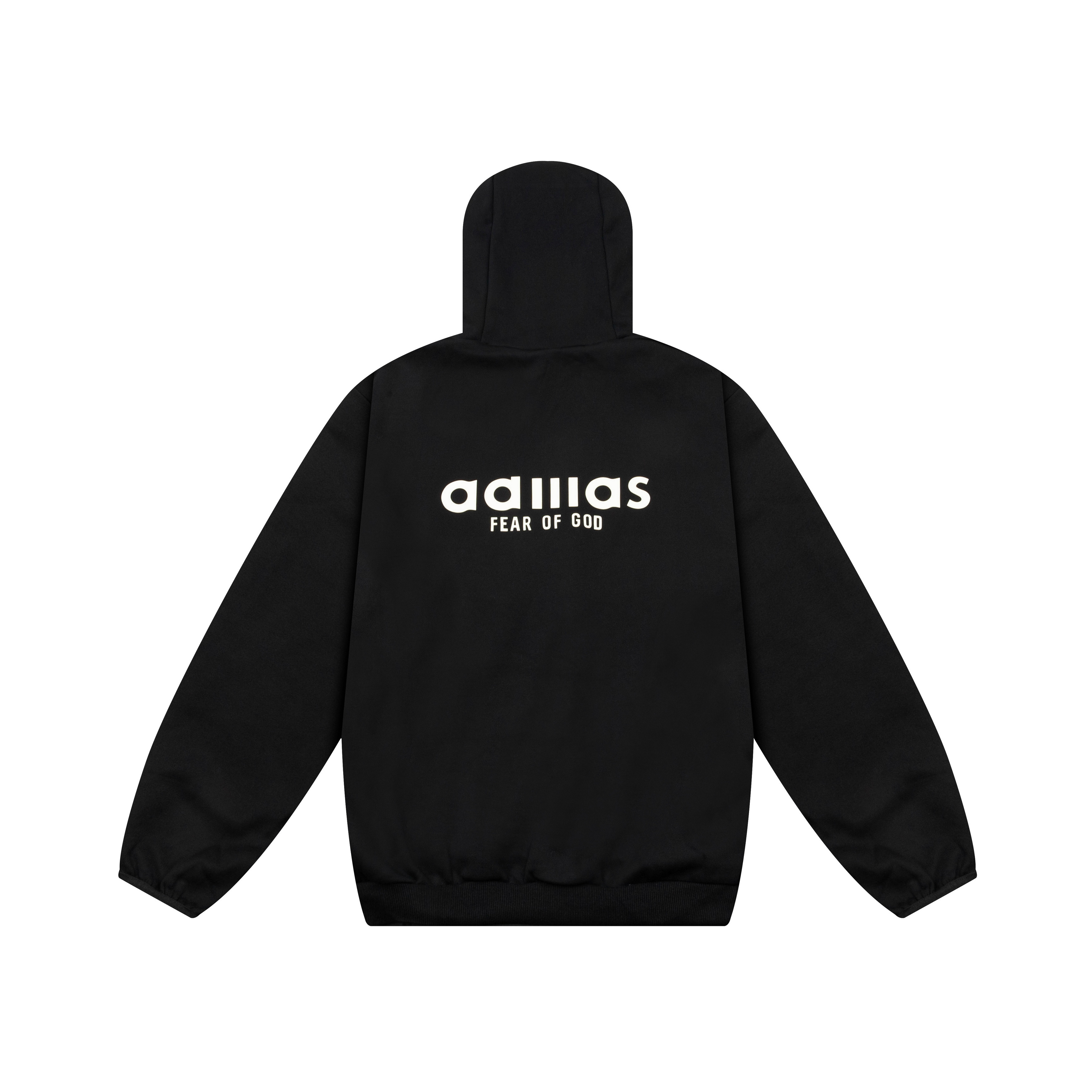     Adidas x Fear of God Graphic Print Mock Neck Hoodie 2249