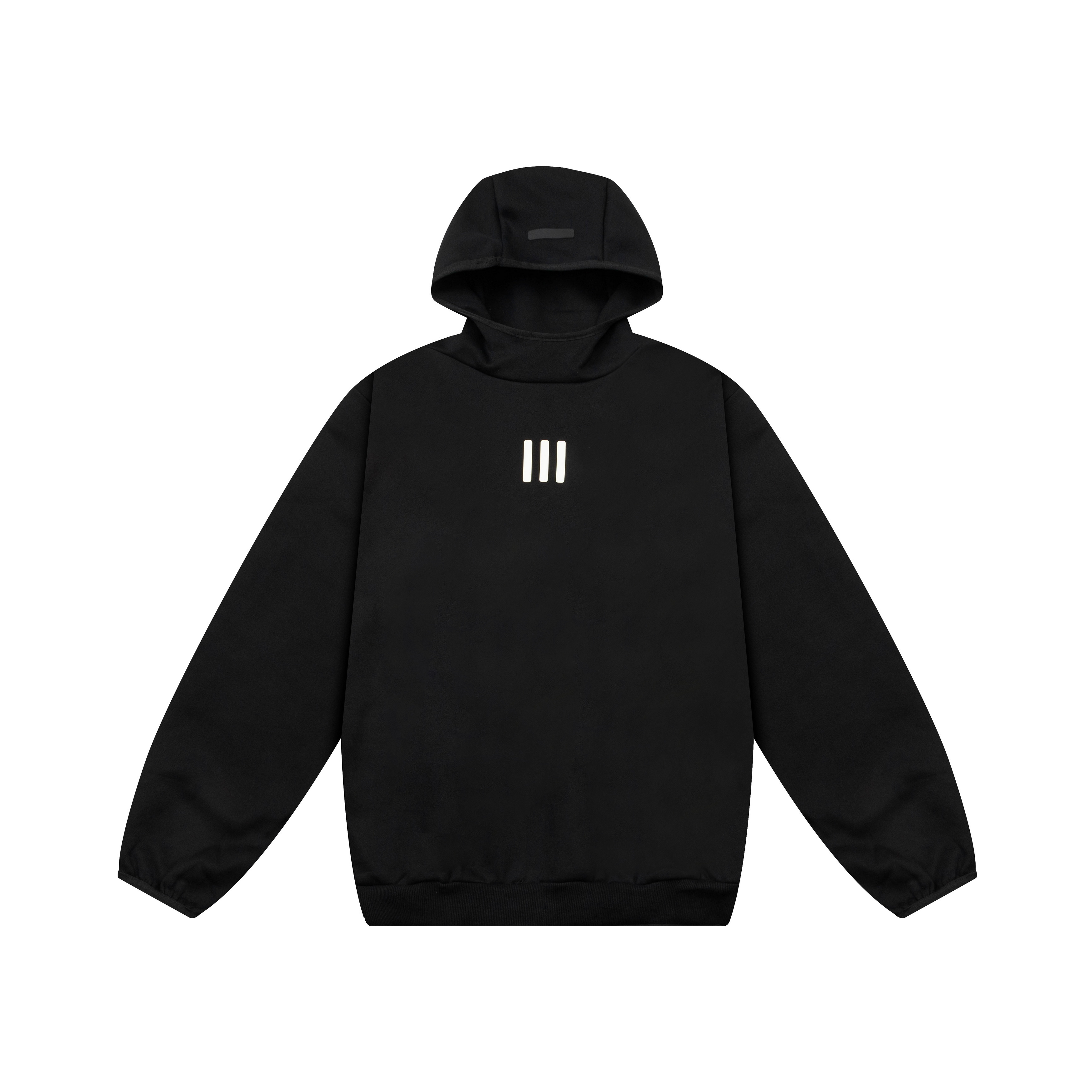     Adidas x Fear of God Graphic Print Mock Neck Hoodie 2249