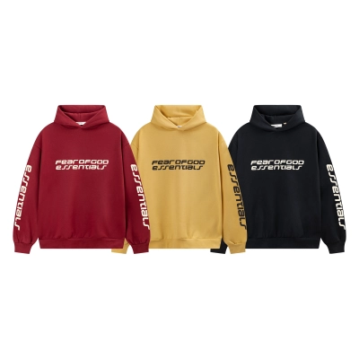 Top Quality     Fear of God Essentials Cropped Relaxed Hoodie 2277 01