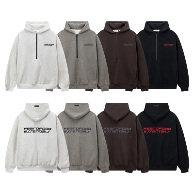 Top Quality     Fear of God Essentials Heavy Fleece 90s Hoodie 2283 01