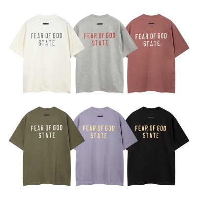 Top Quality     Fear of God Essentials State T-shirts 2140 01
