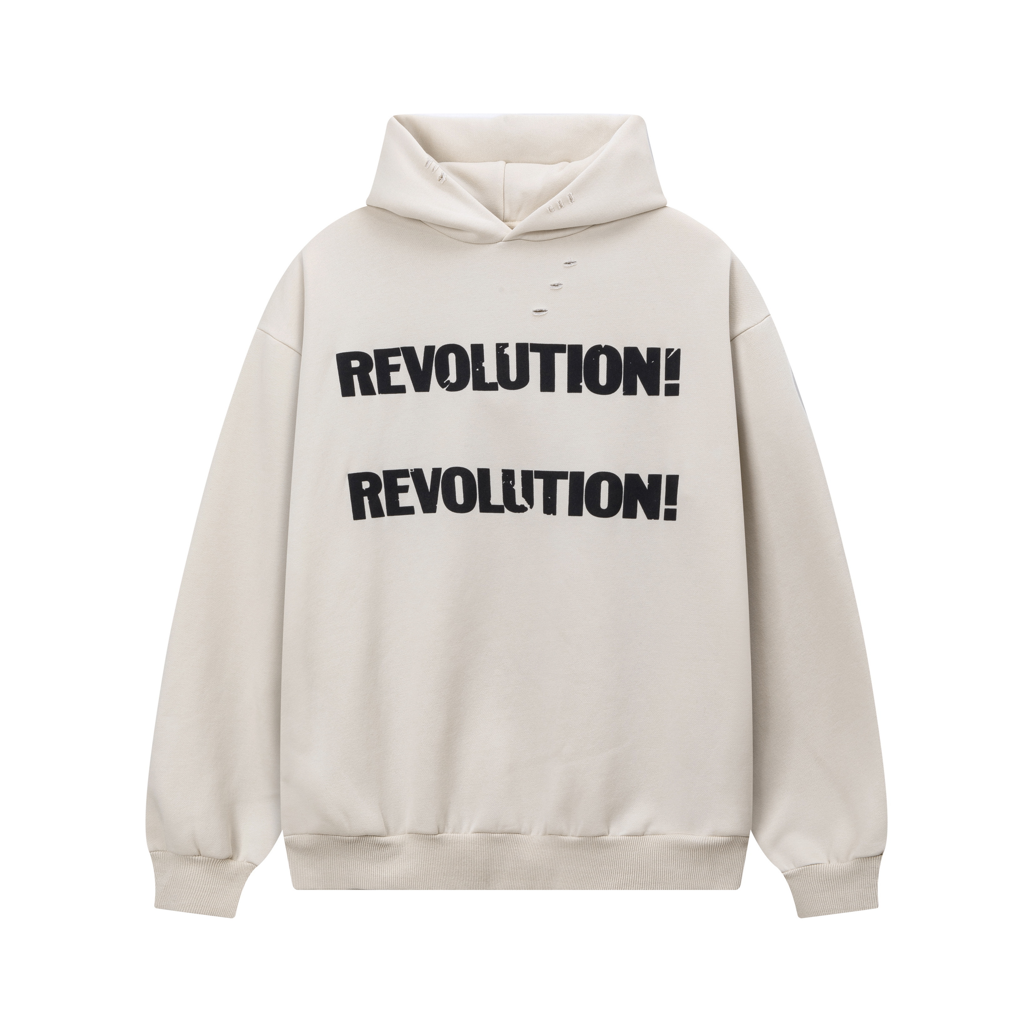     Fear of God Revolution Distressed Cotton Hoodie 2279