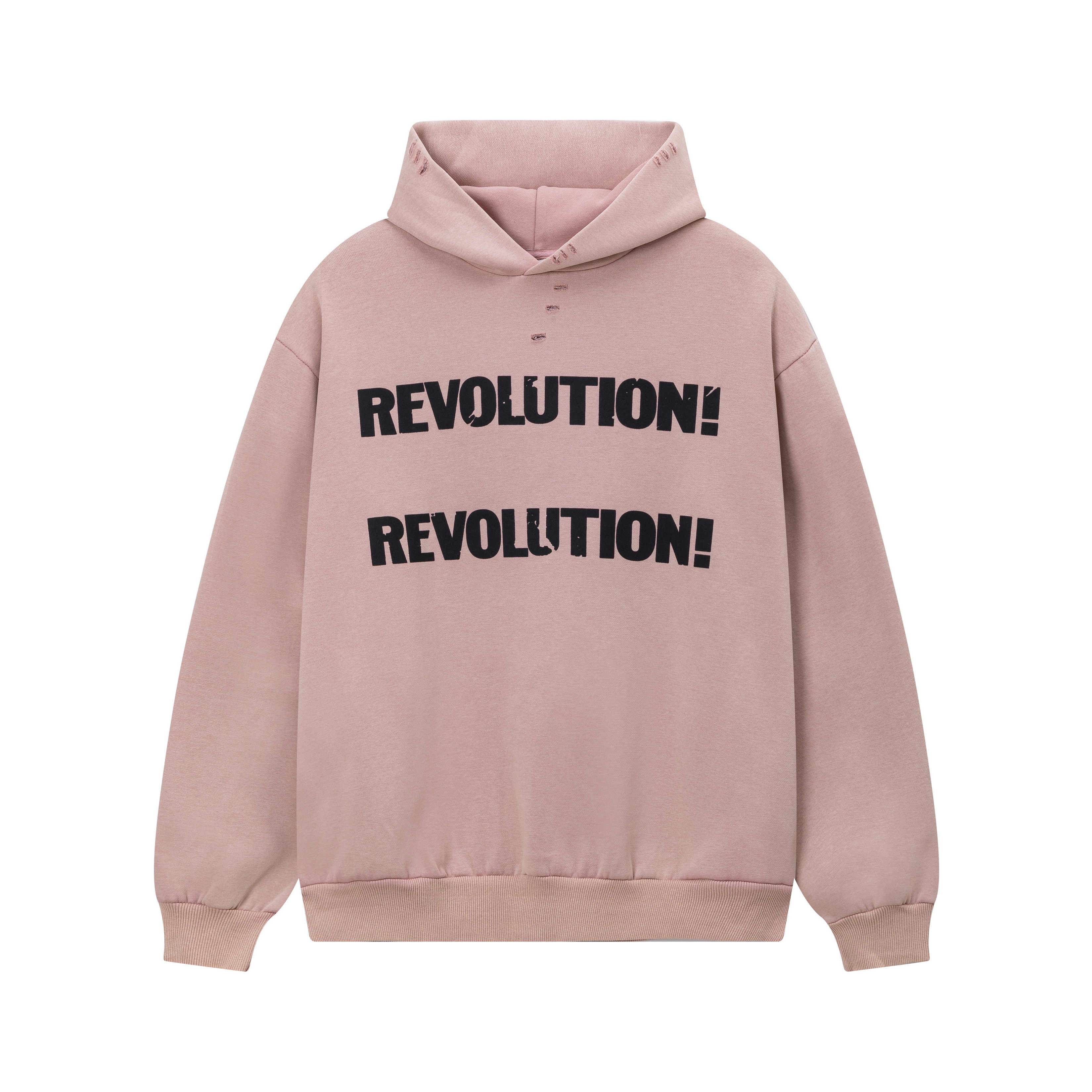     Fear of God Revolution Distressed Cotton Hoodie 2279