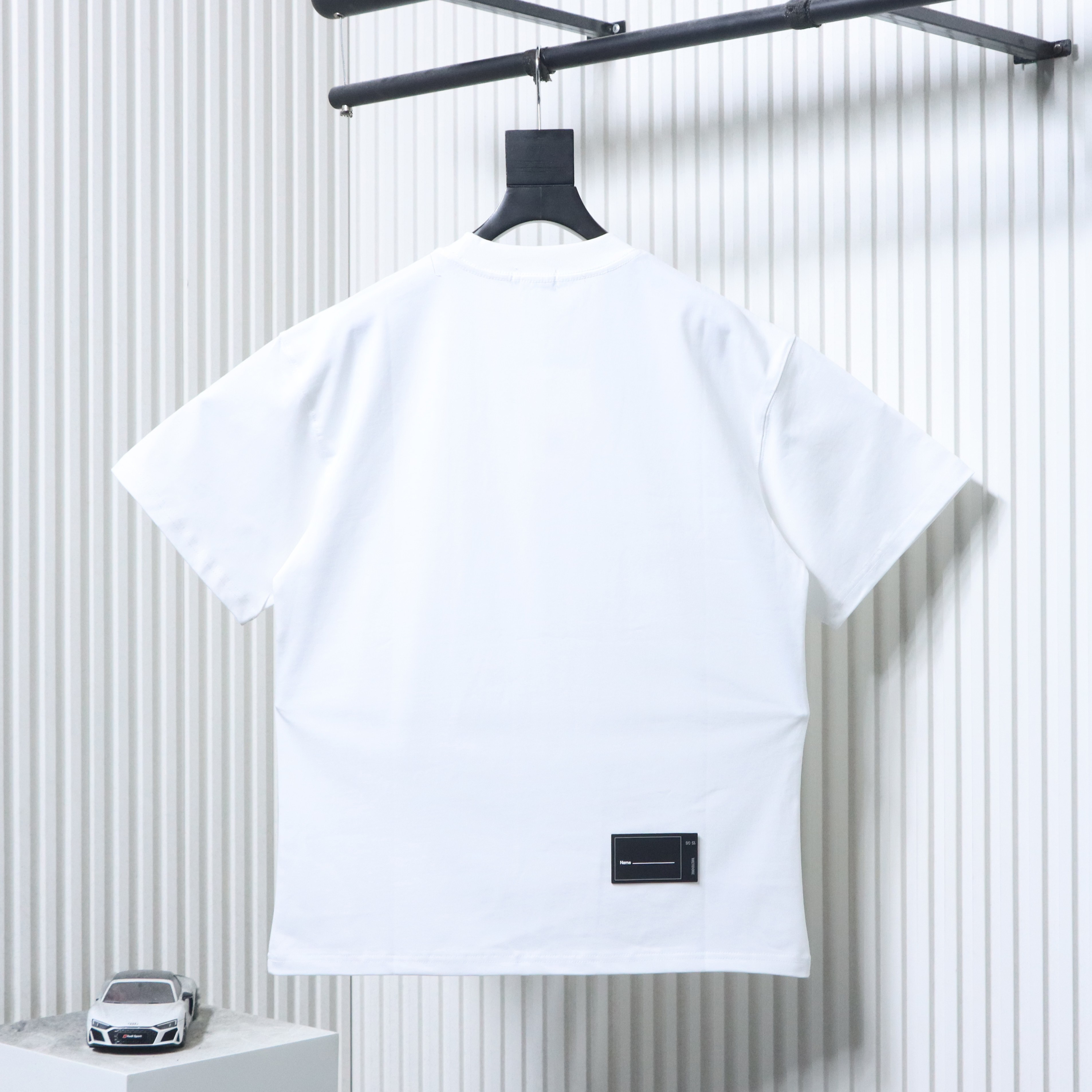    We11done White Cotton Logo T-Shirt