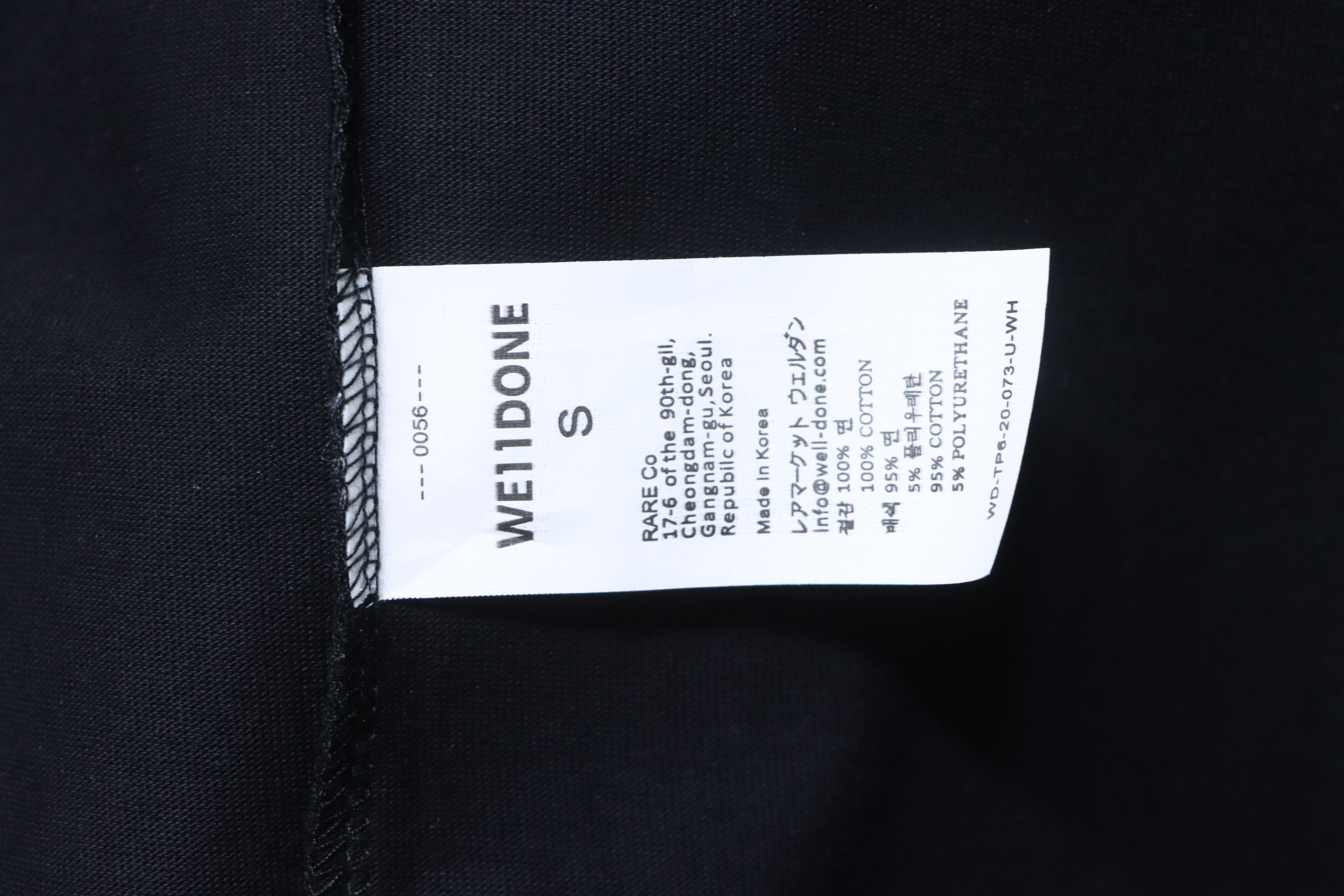    We11done logo-print crew-neck T-shirt 