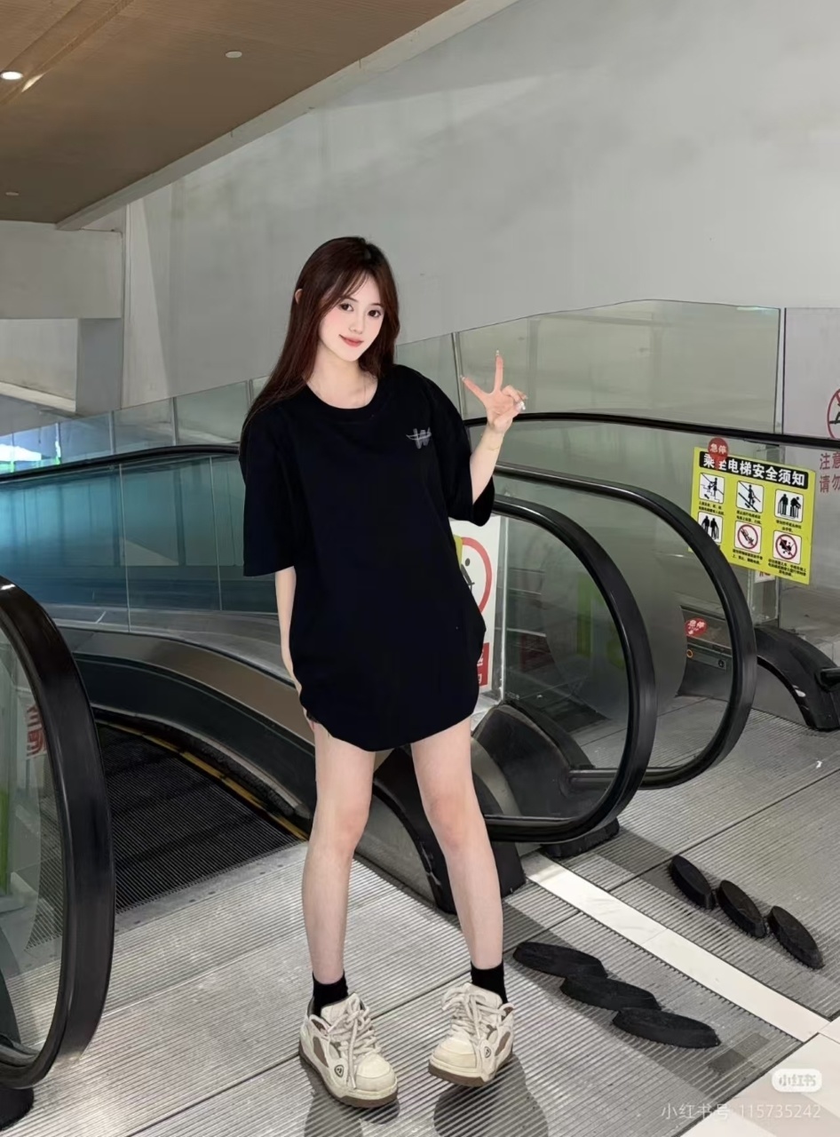    We11done Black Cotton Logo T-Shirt