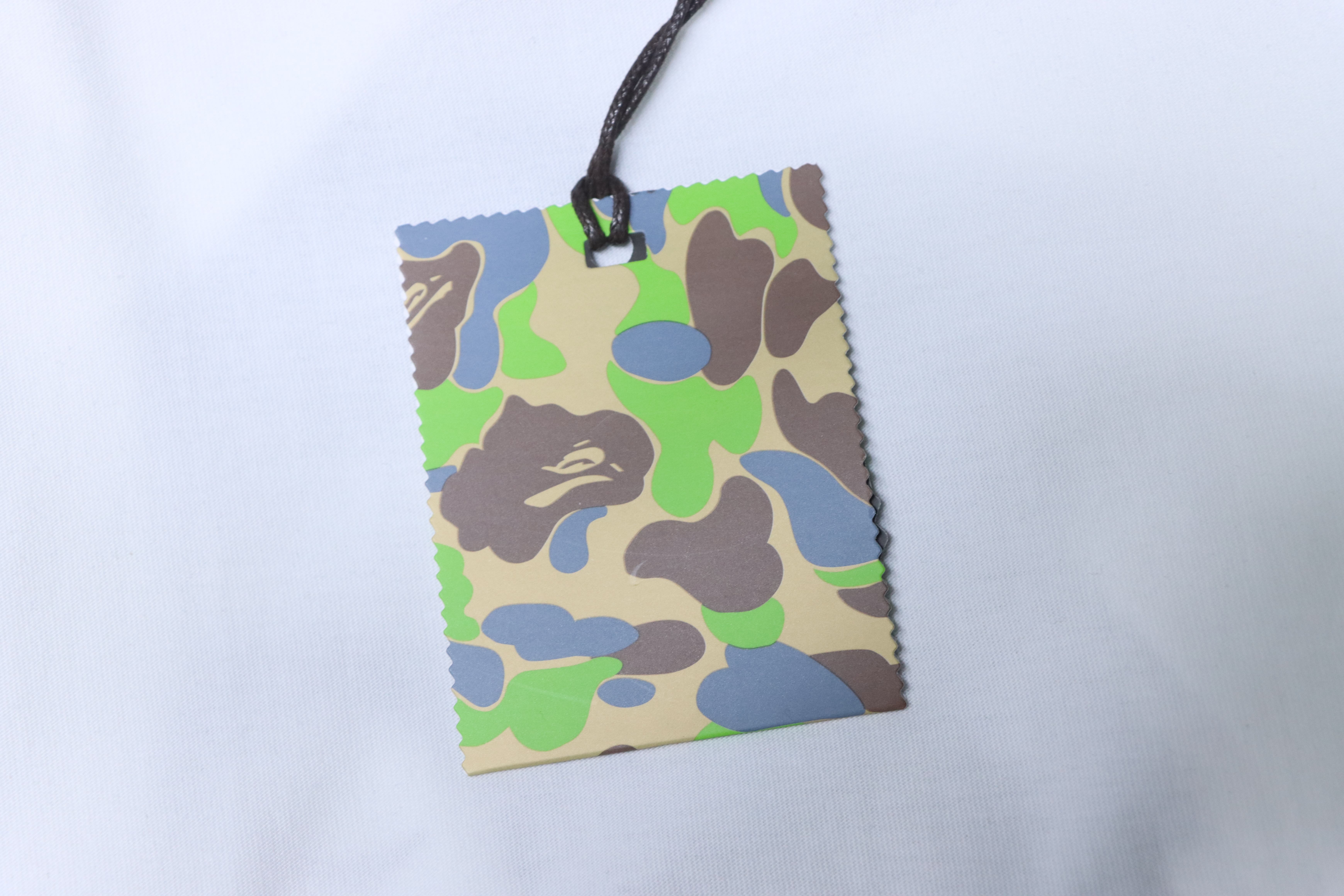 BAPE College Monogram Ape Head Relaxed Fit Tee White