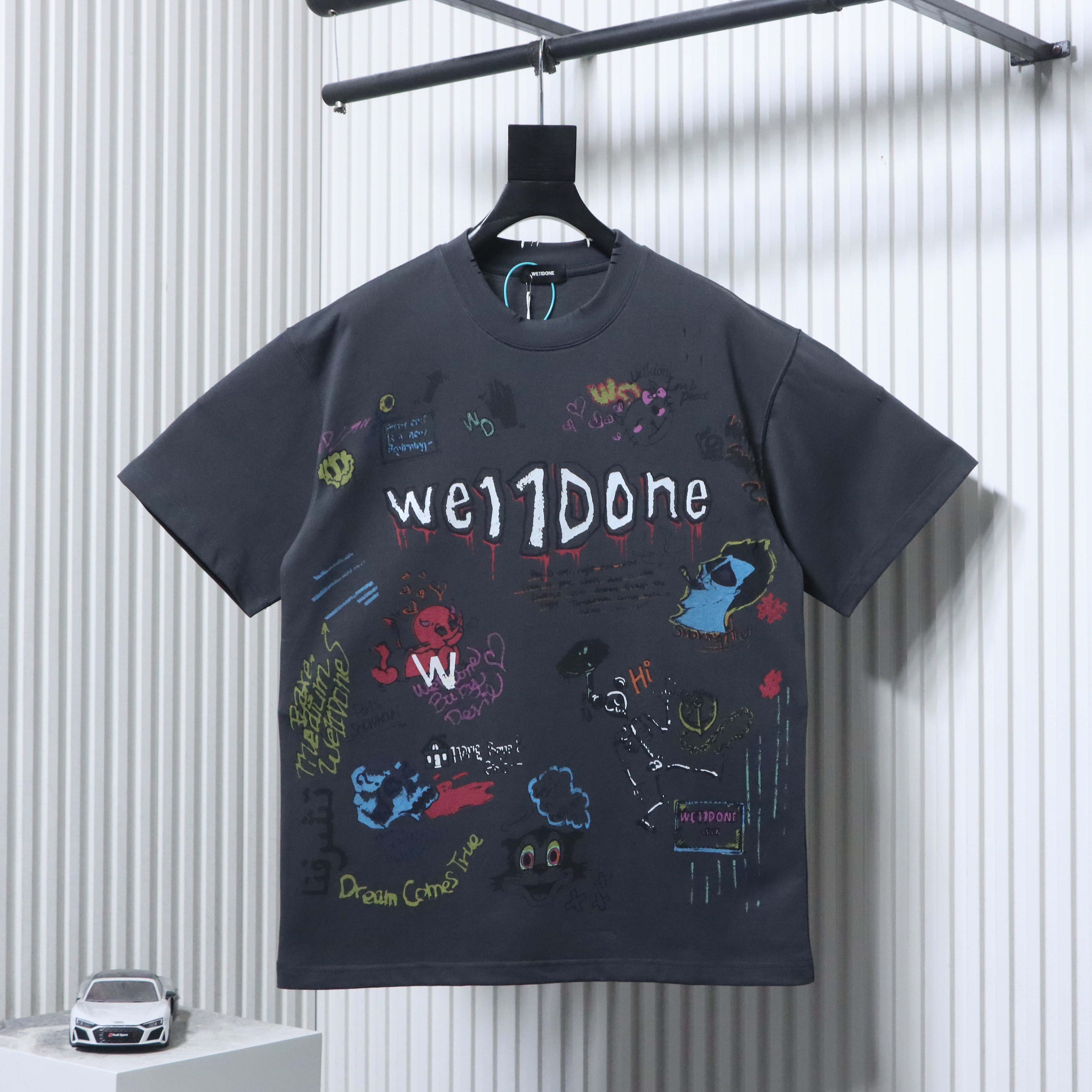    We11done Graphic T-shirt Gray