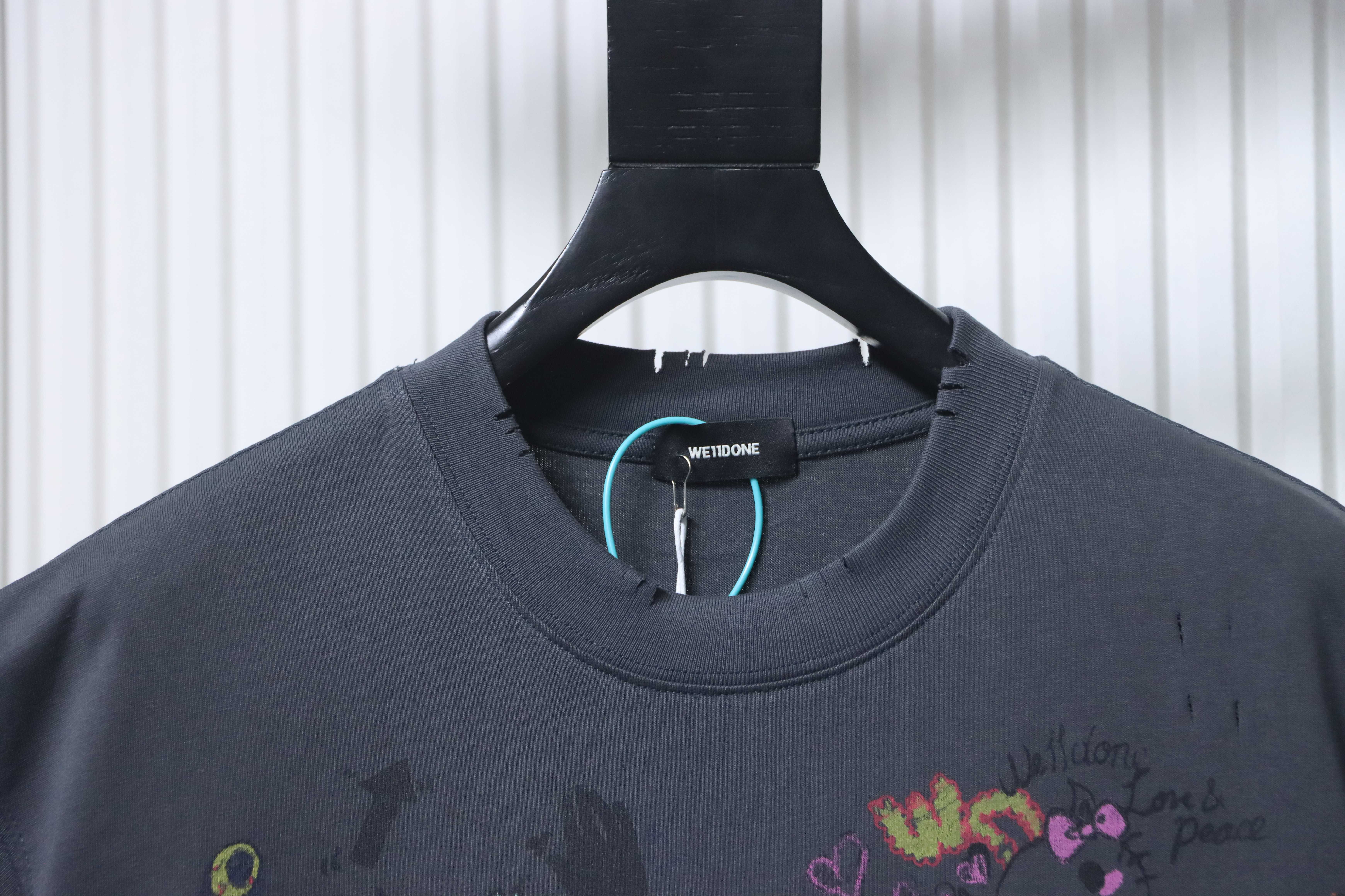    We11done Graphic T-shirt Gray