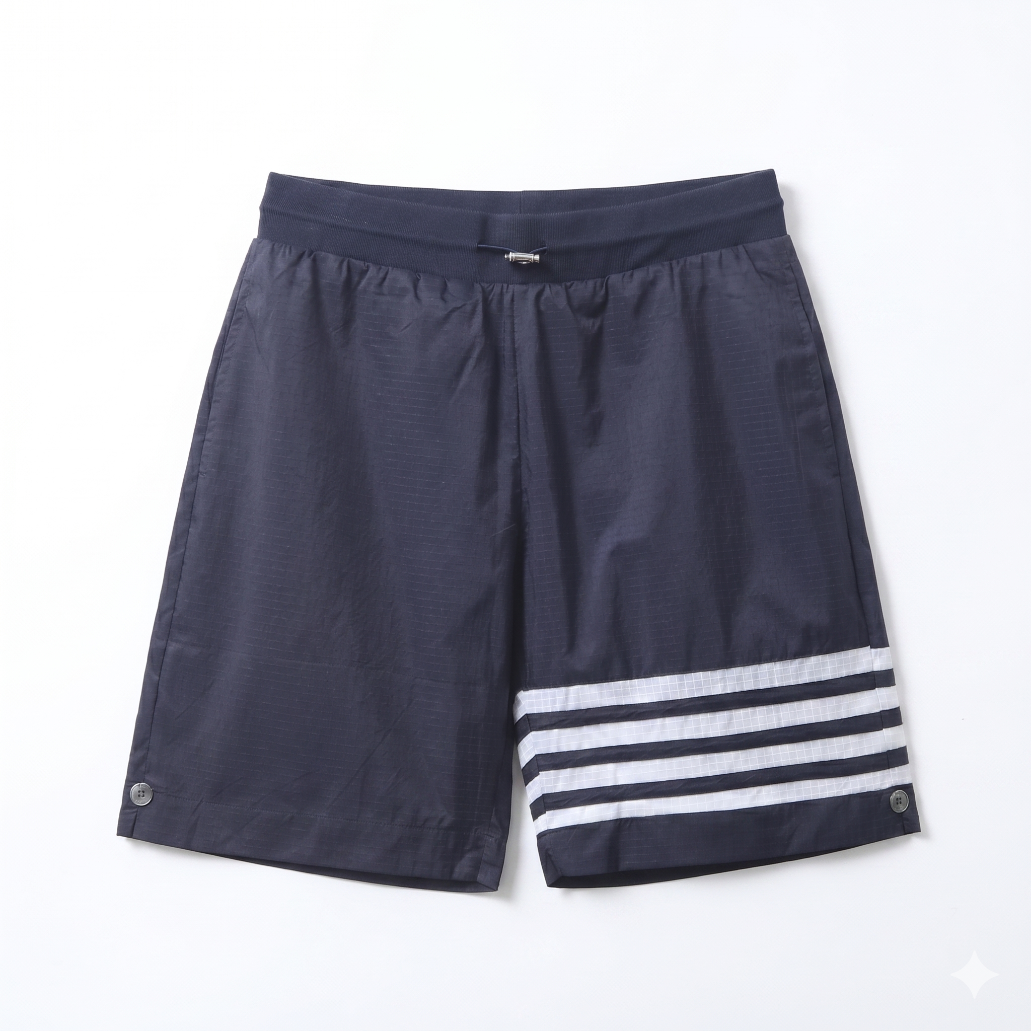    Thom Browne Diagonal Stripe Track Shorts