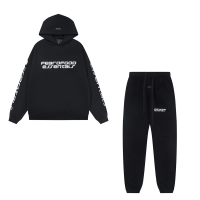 Top Quality Fear of God Essentials Canyon Suit Black 01
