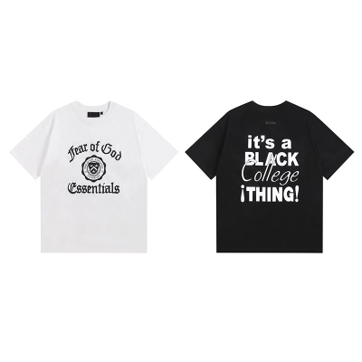 Top Quality     Fear of God Essentials It's A Black College Thing Tee 01