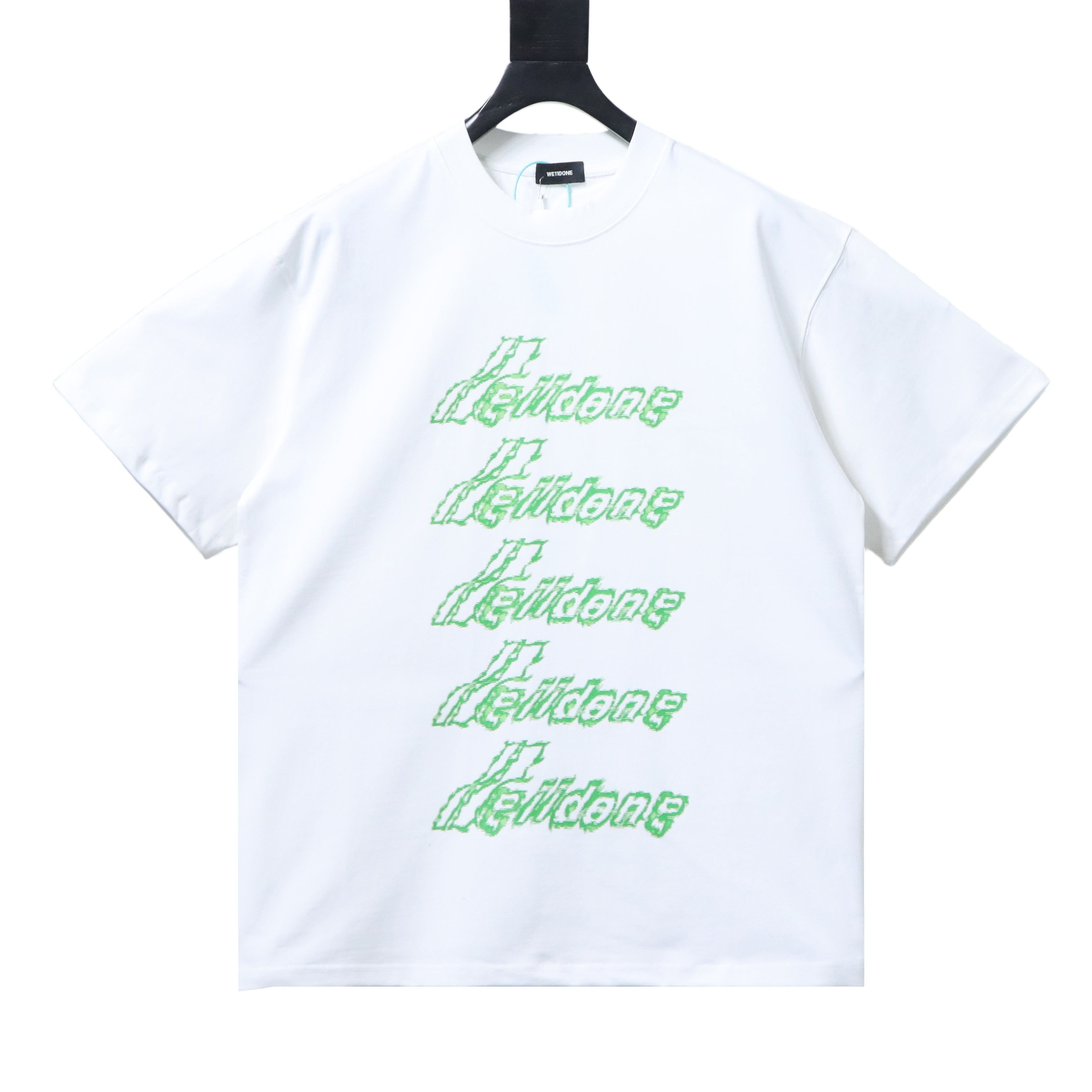    WE11DONE White Multi-Logo T-Shirt