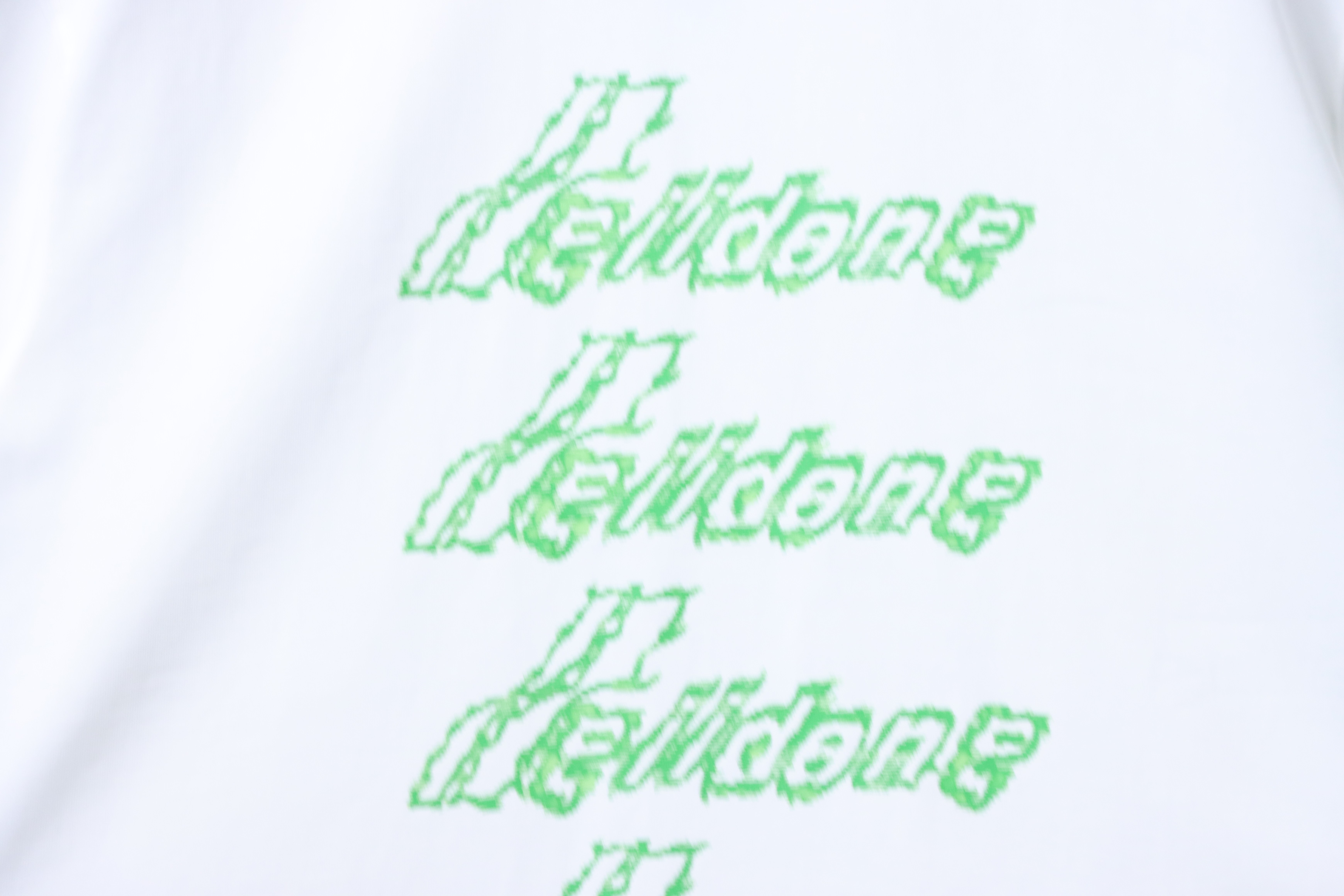    WE11DONE White Multi-Logo T-Shirt