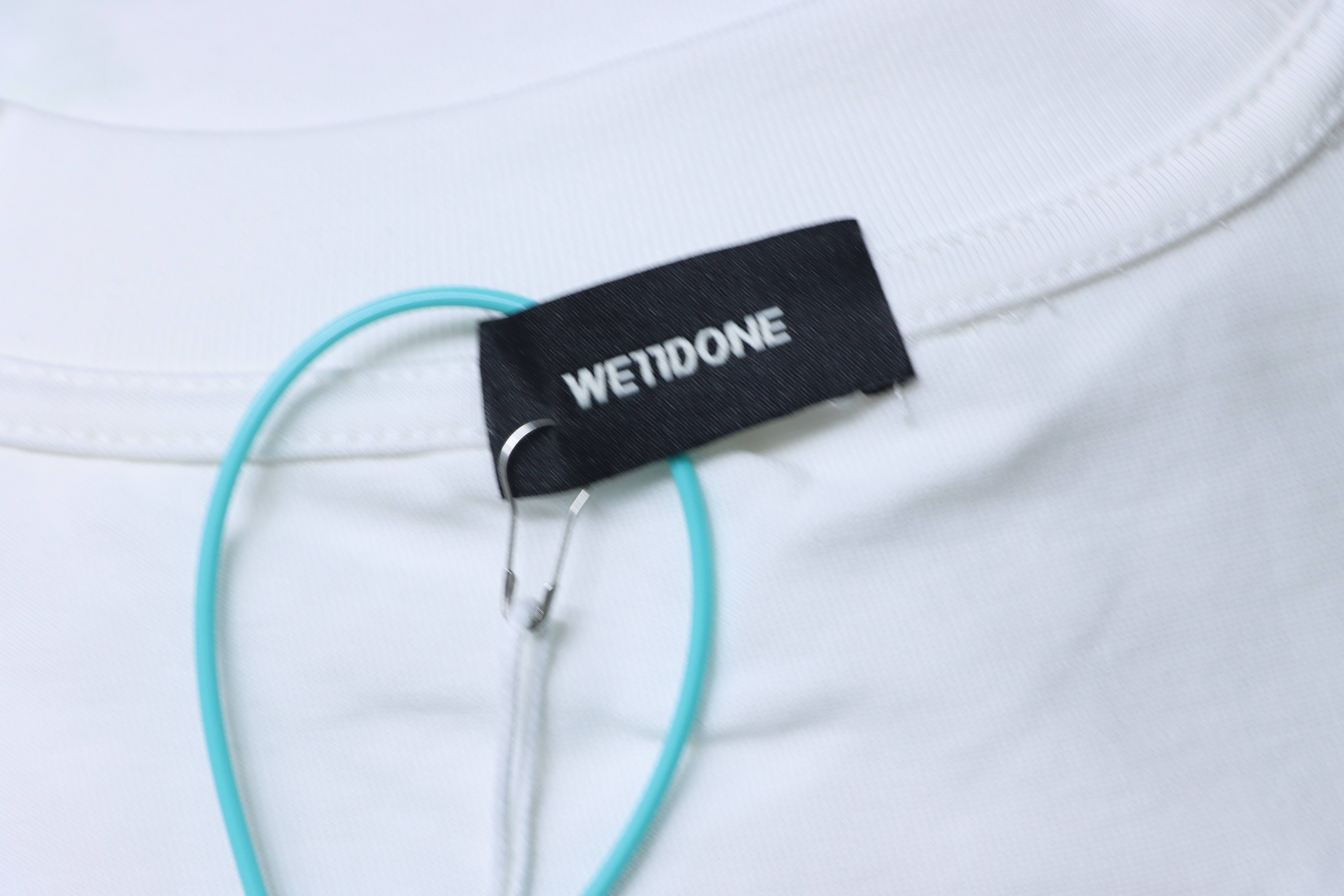    WE11DONE White Multi-Logo T-Shirt