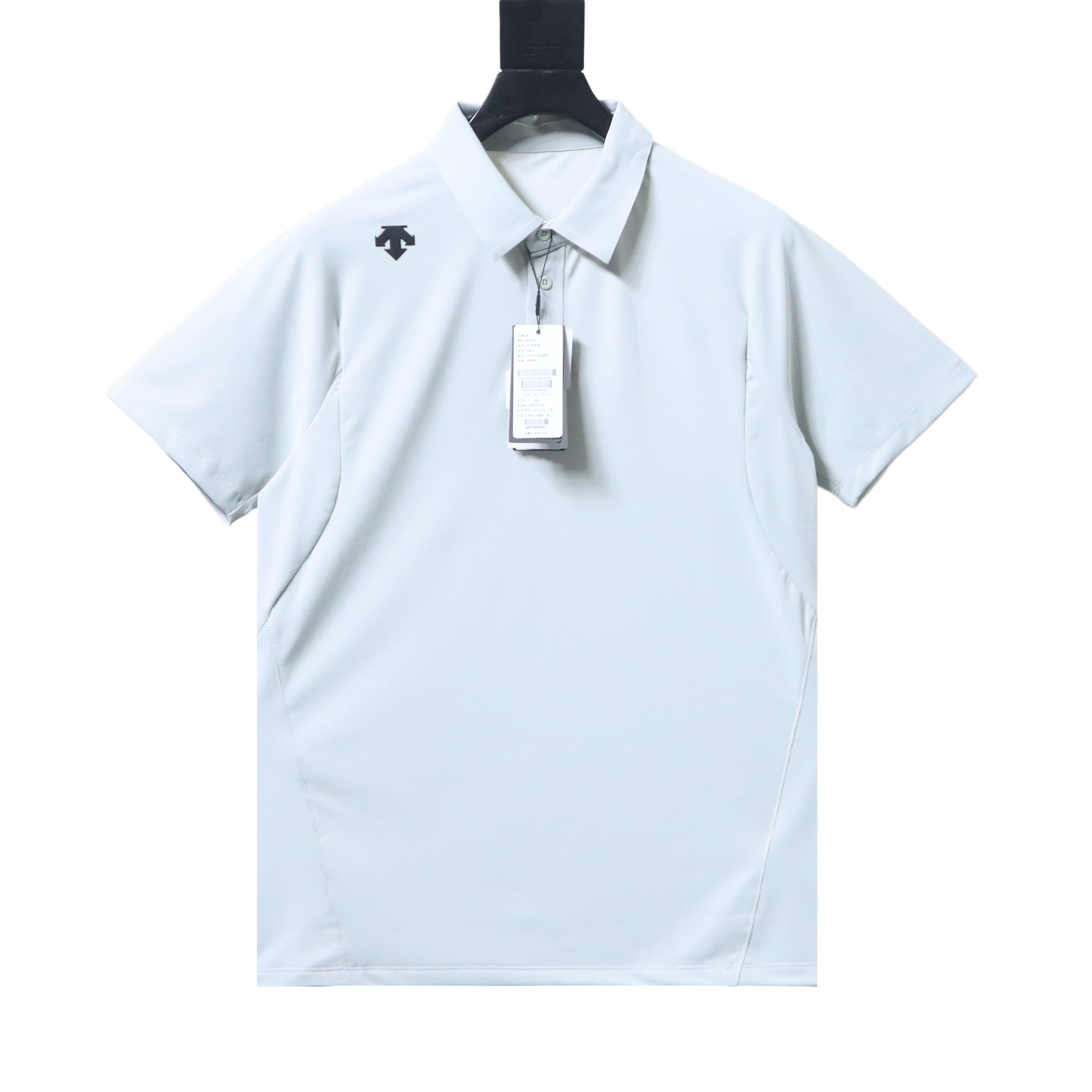 Top Quality    Descente Training Short Sleeve Polo White