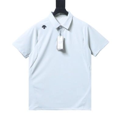 Top Quality    Descente Training Short Sleeve Polo White 01