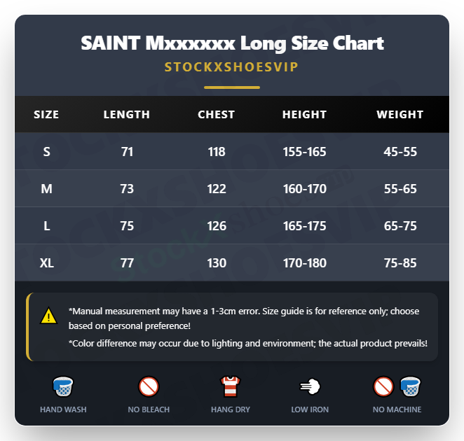 Top Quality    SAINT Mxxxxxx Long Sleeve T-shirt
