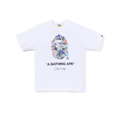 Top Quality    A BATHING APE® (BAPE) Tee White 02