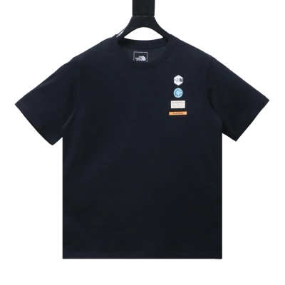 Top Quality    The North Face American Vintage Logo Print Crew Neck Short Sleeve Outdoor 01