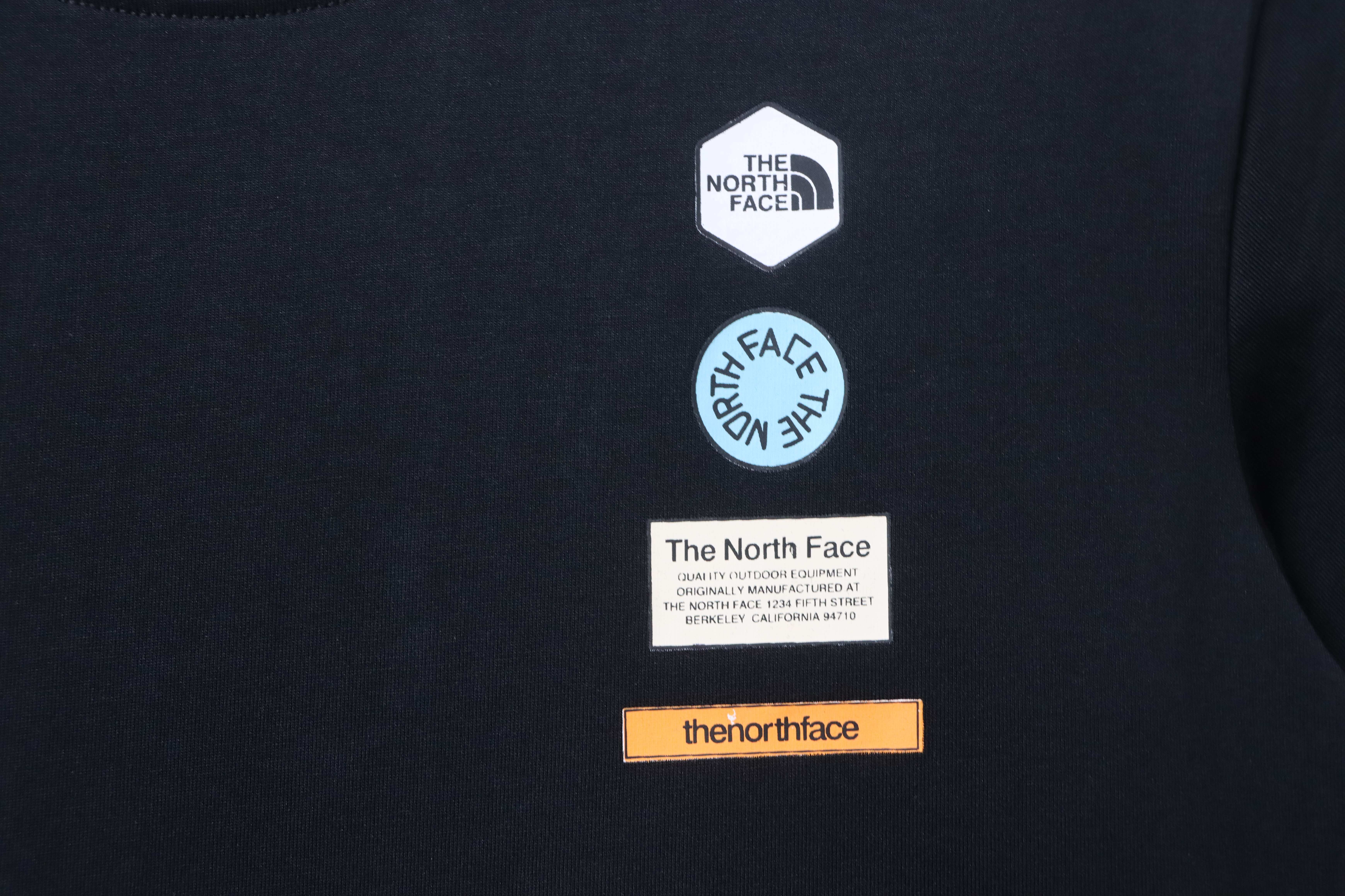 Top Quality    The North Face American Vintage Logo Print Crew Neck Short Sleeve Outdoor