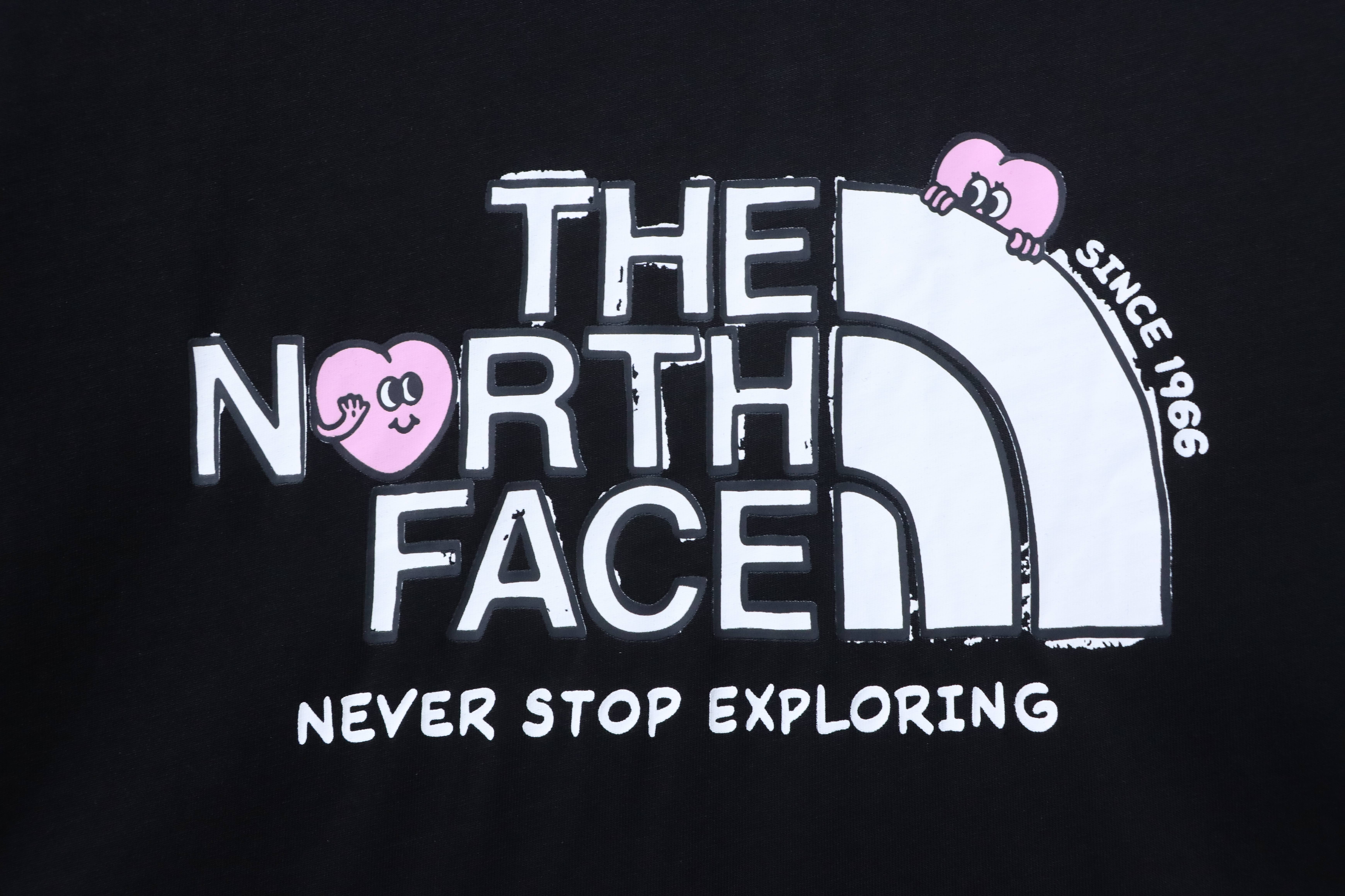 Top Quality    The North Face Heart Series American Vintage Heart Logo Print Outdoor Moisture