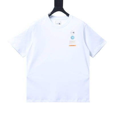 Top Quality    The North Face T-shirts Logo Blue 01