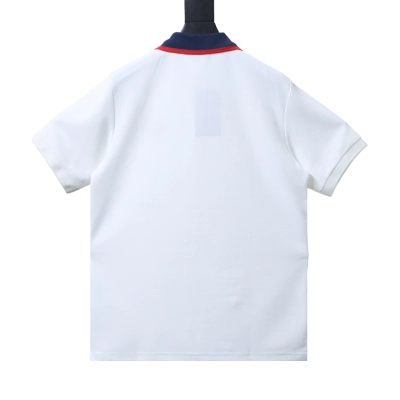Top Quality    Cotton polo shirt with Gucci embroidered pocket 02