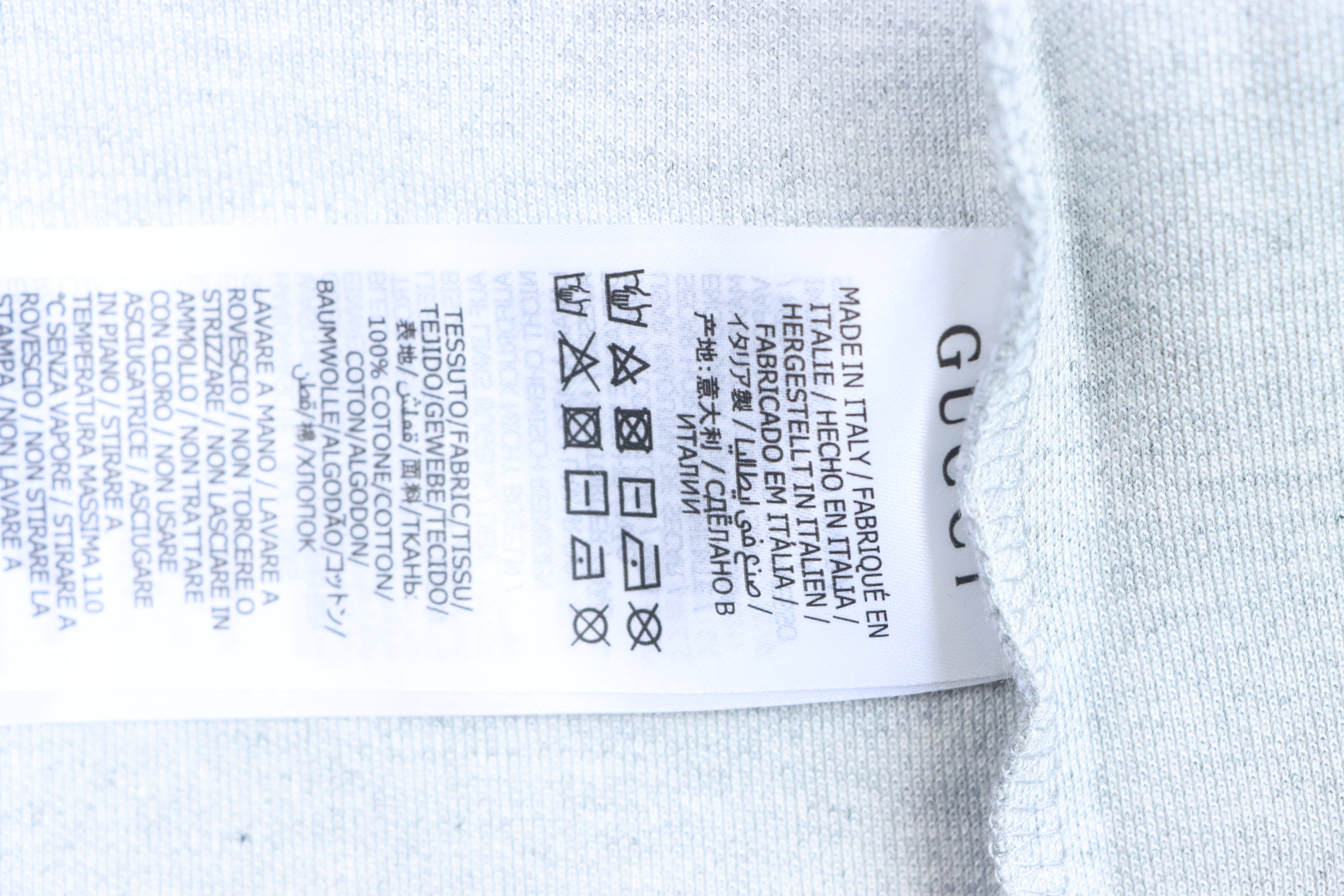    Cotton polo shirt with Interlocking G embroidered pocket in white 03