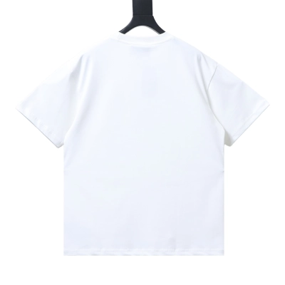 Top Quality    Cotton T-shirt with floral check Interlocking G print 02