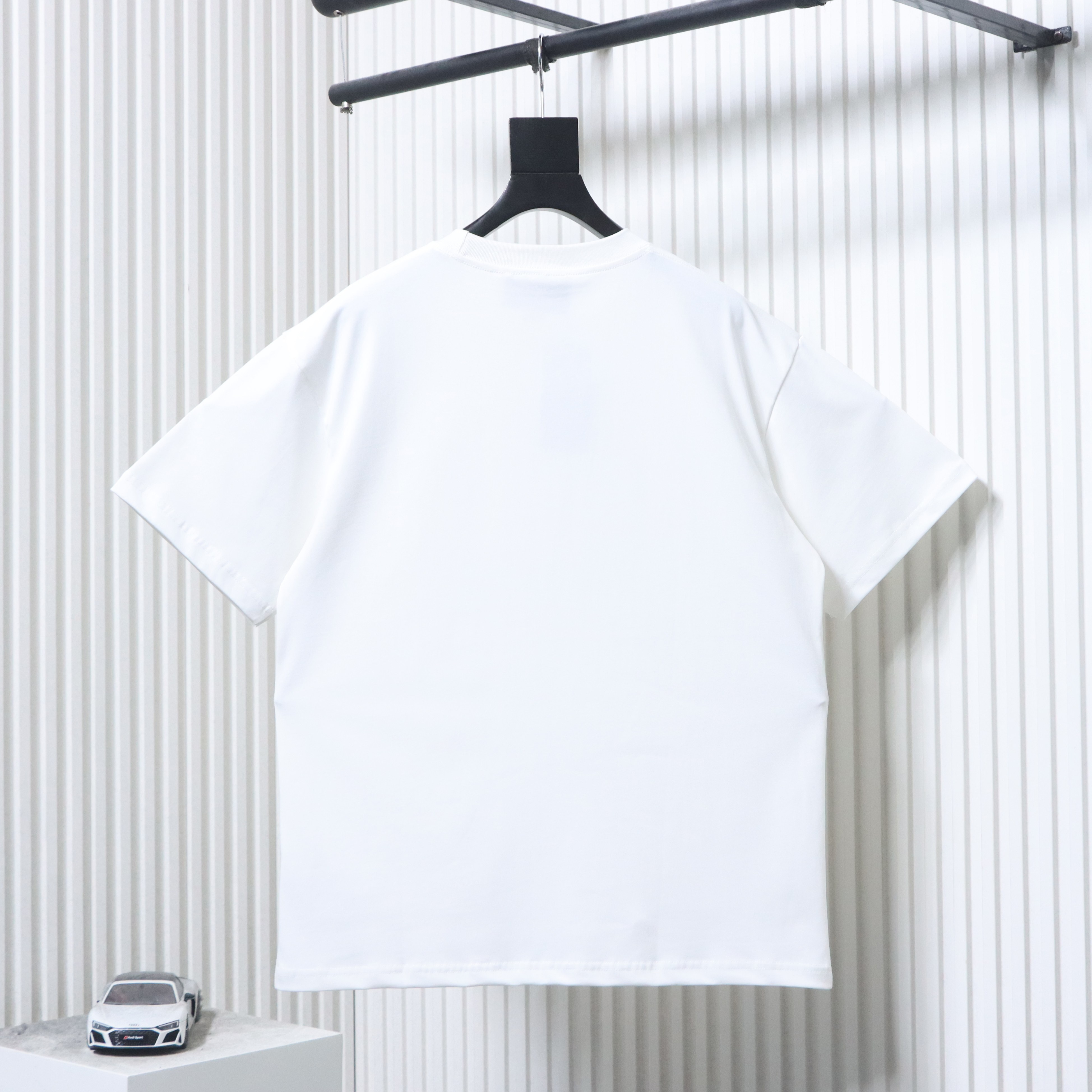 Top Quality    Cotton T-shirt with floral check Interlocking G print