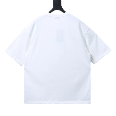 Top Quality    Cotton T-shirt with Horsebit and Web print in white 01 02