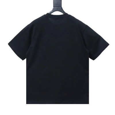 Cotton T-shirt with Interlocking G and letter embroidery in white 04 02