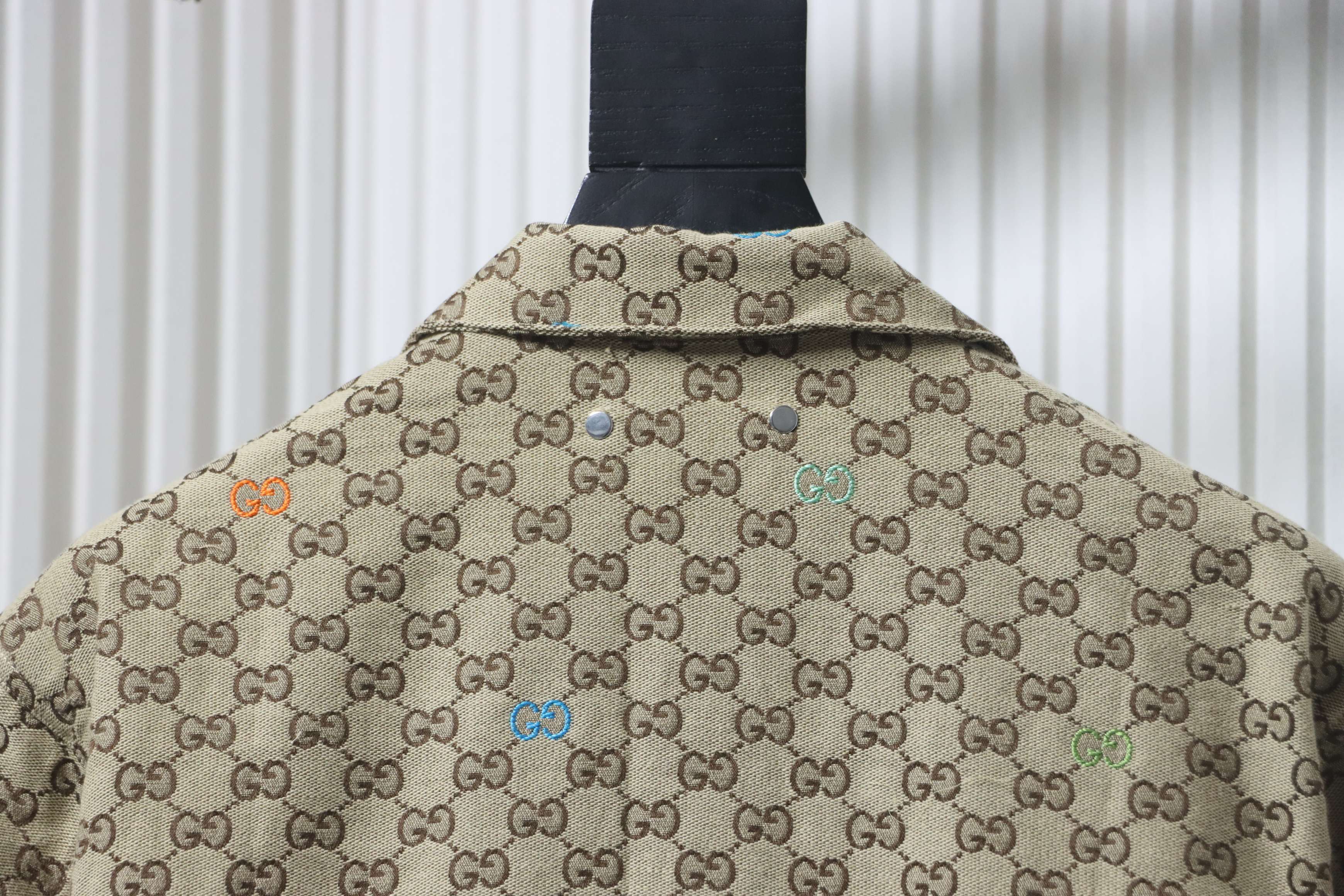    GG multicolor embroidered jacquard canvas zip jacket