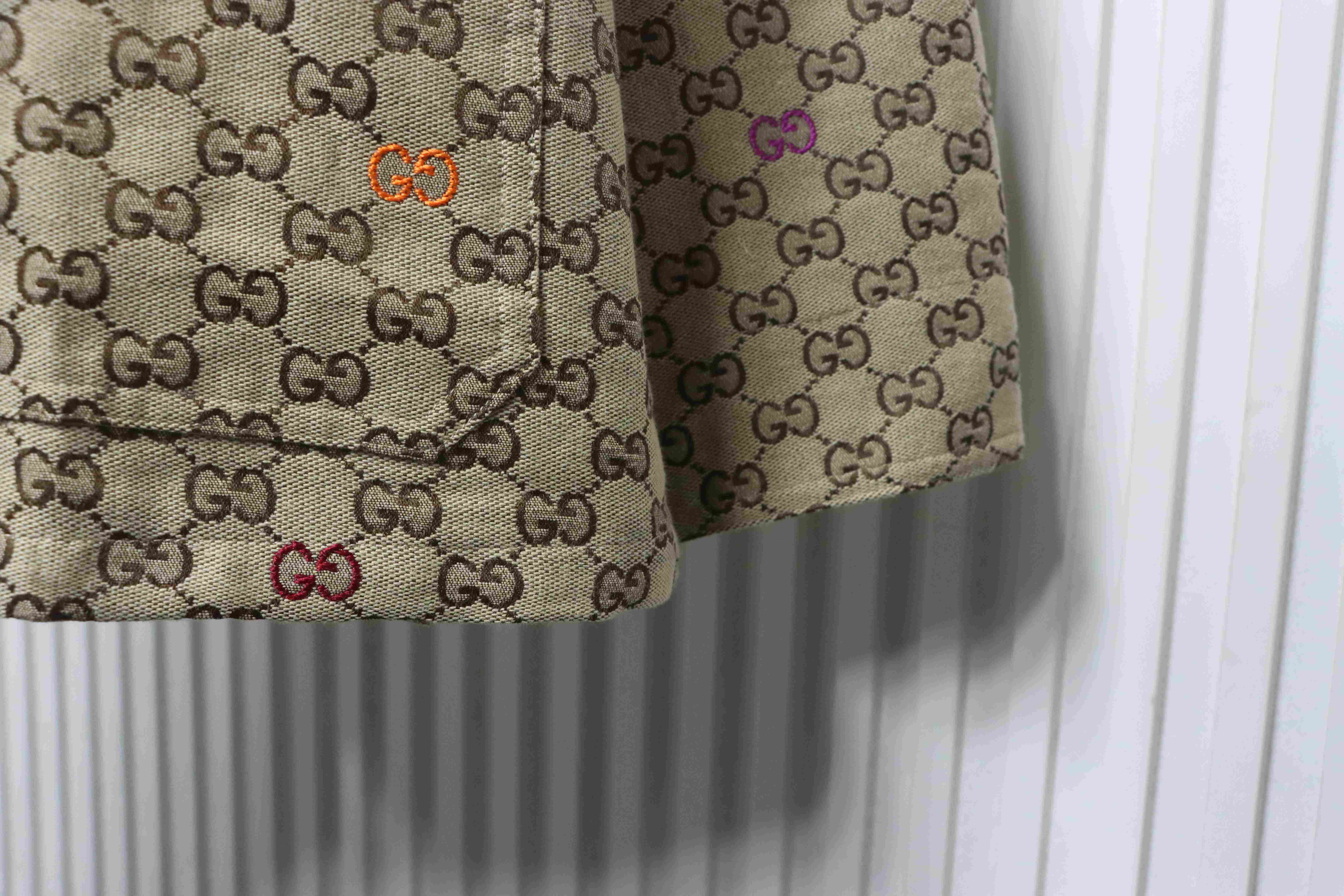    GG multicolor embroidered jacquard canvas zip jacket