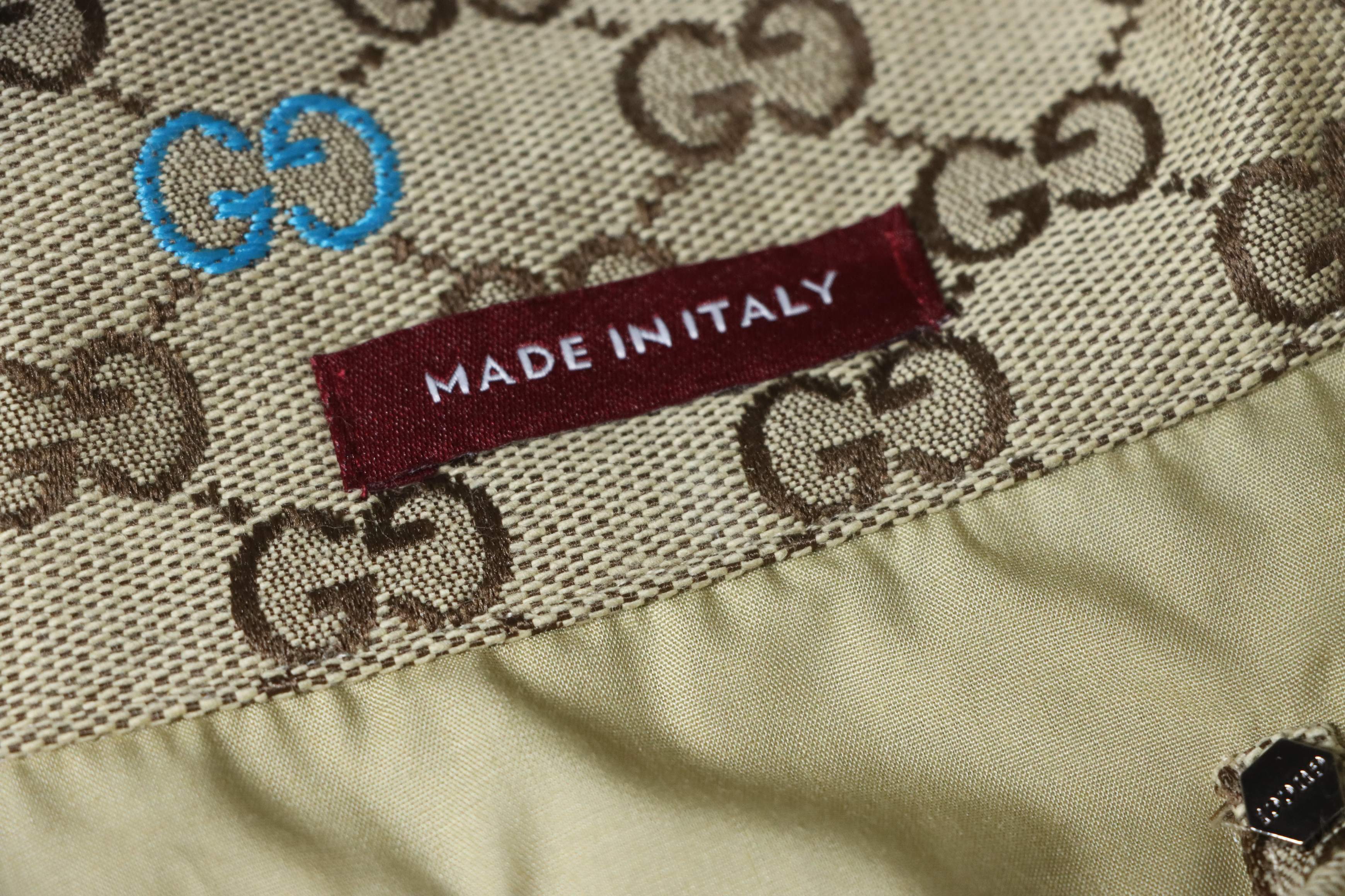    GG multicolor embroidered jacquard canvas zip jacket