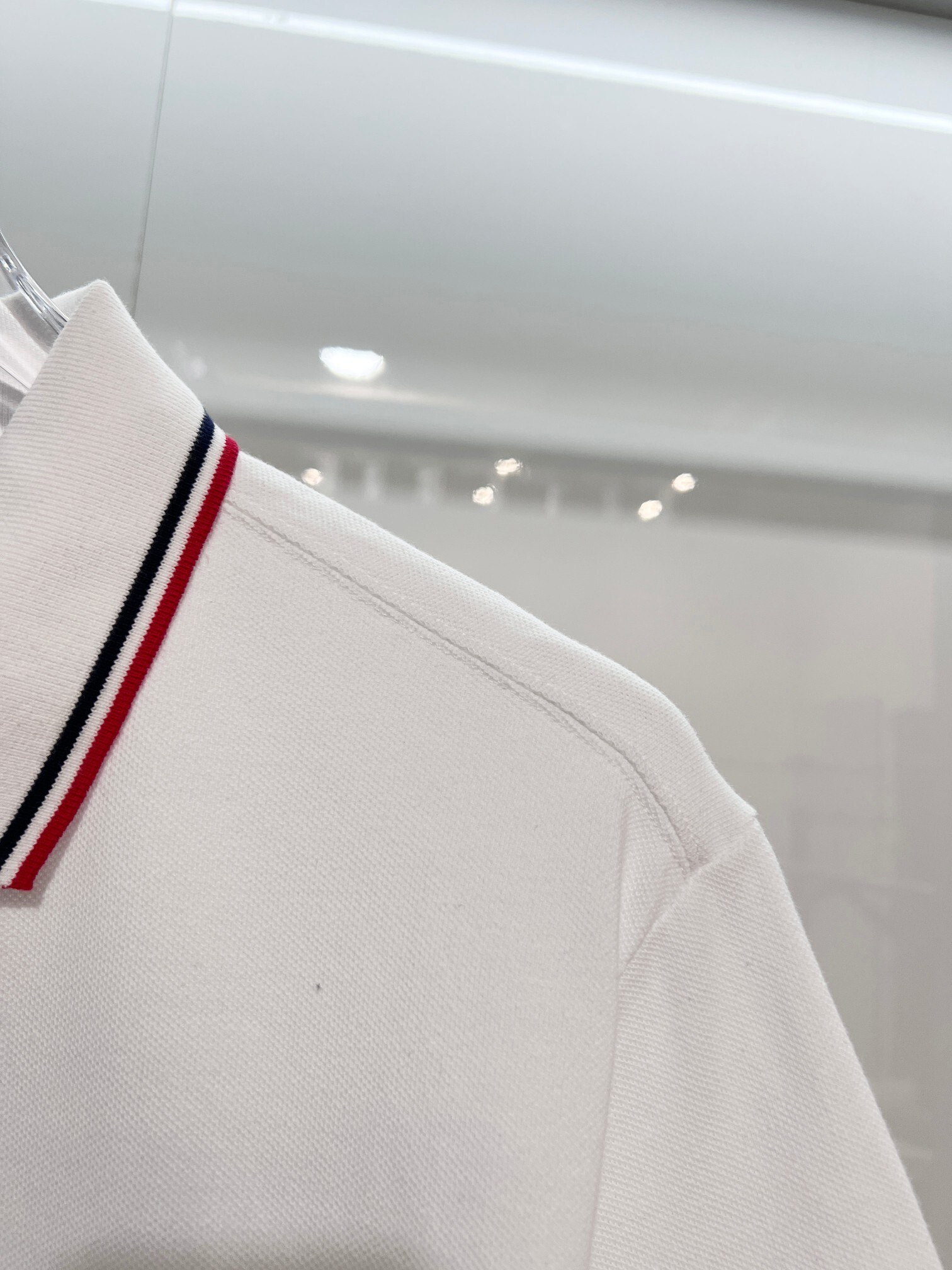    Prada Casual Short Sleeve Polo Shirt White